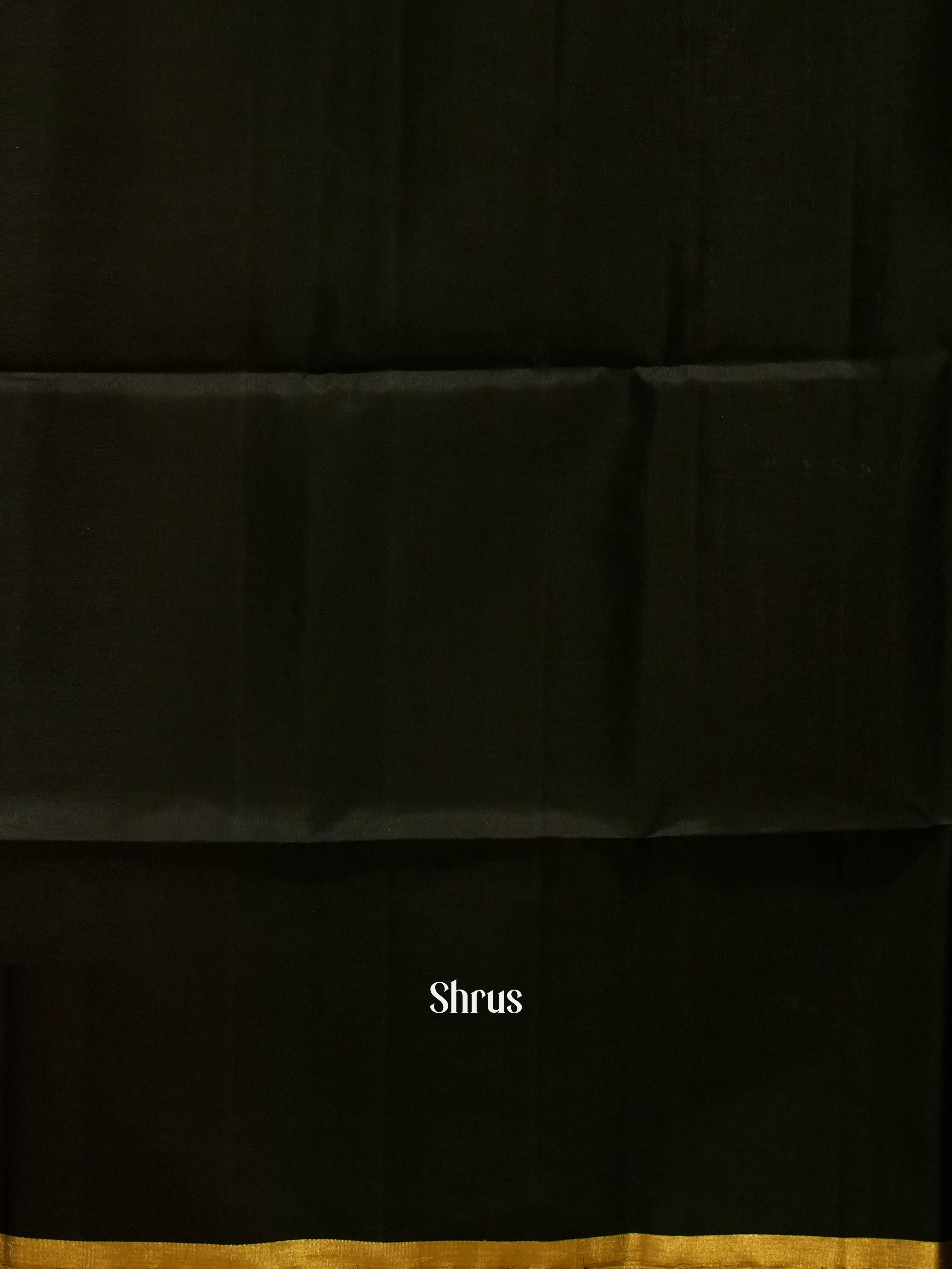 Wine & Black - Soft Silk Saree - Shop on ShrusEternity.com