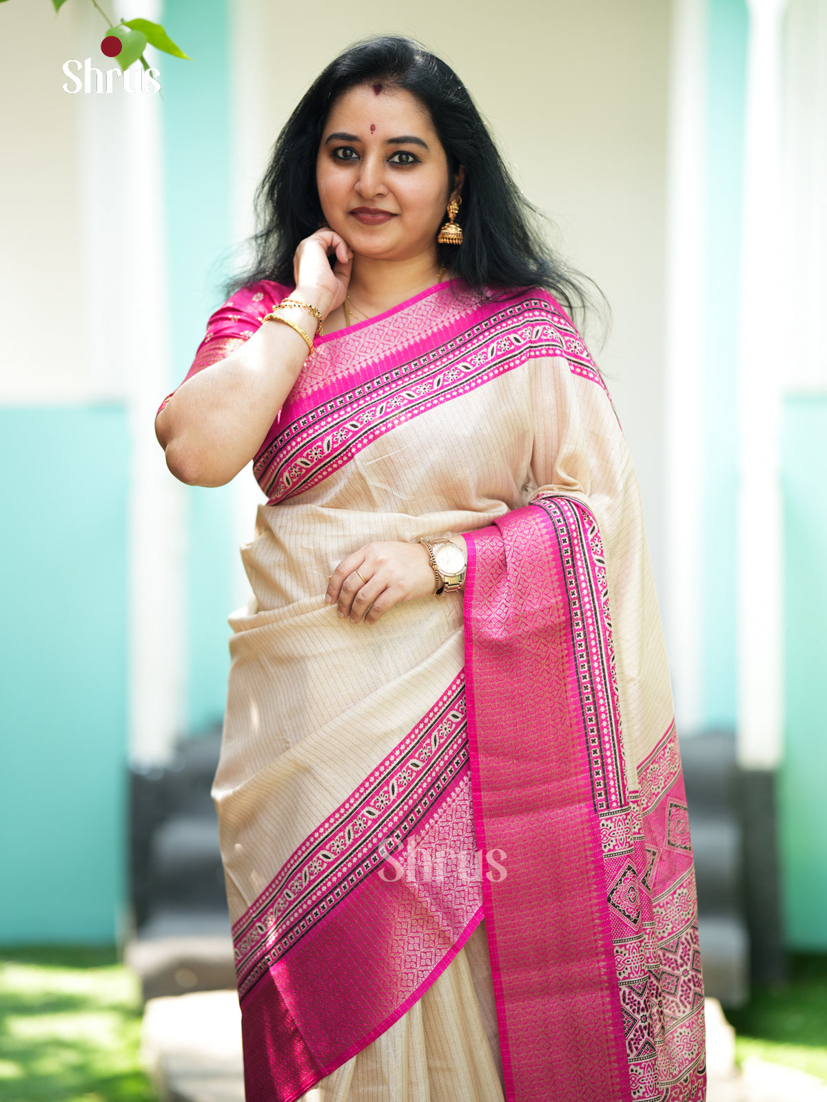 EAS30463 - Semi Crepe - Saree - Shop on Shrus.com
