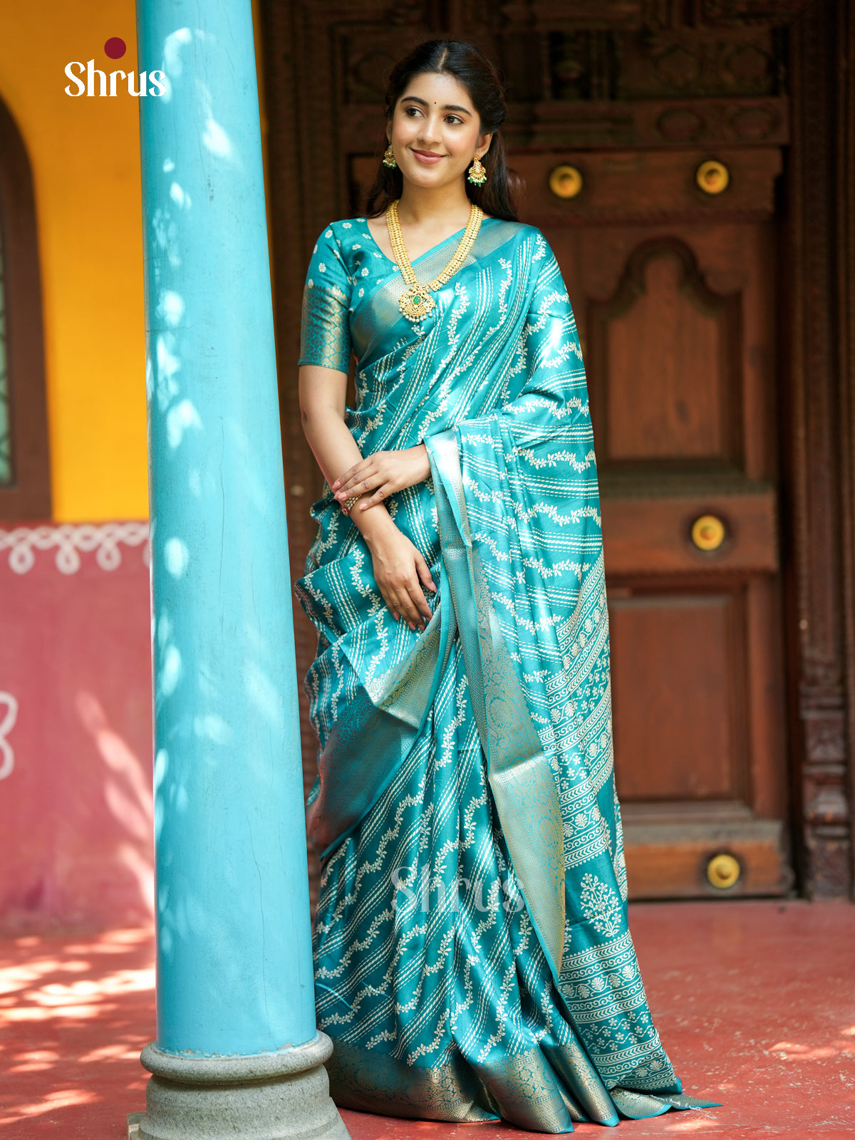 EBS04007 - Semi Crepe - Saree - Shop on Shrus.com
