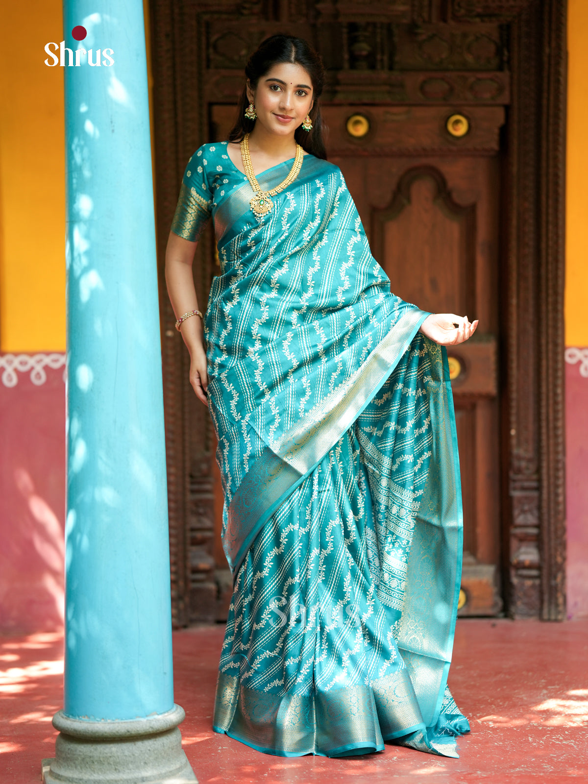 EBS04007 - Semi Crepe - Saree - Shop on Shrus.com