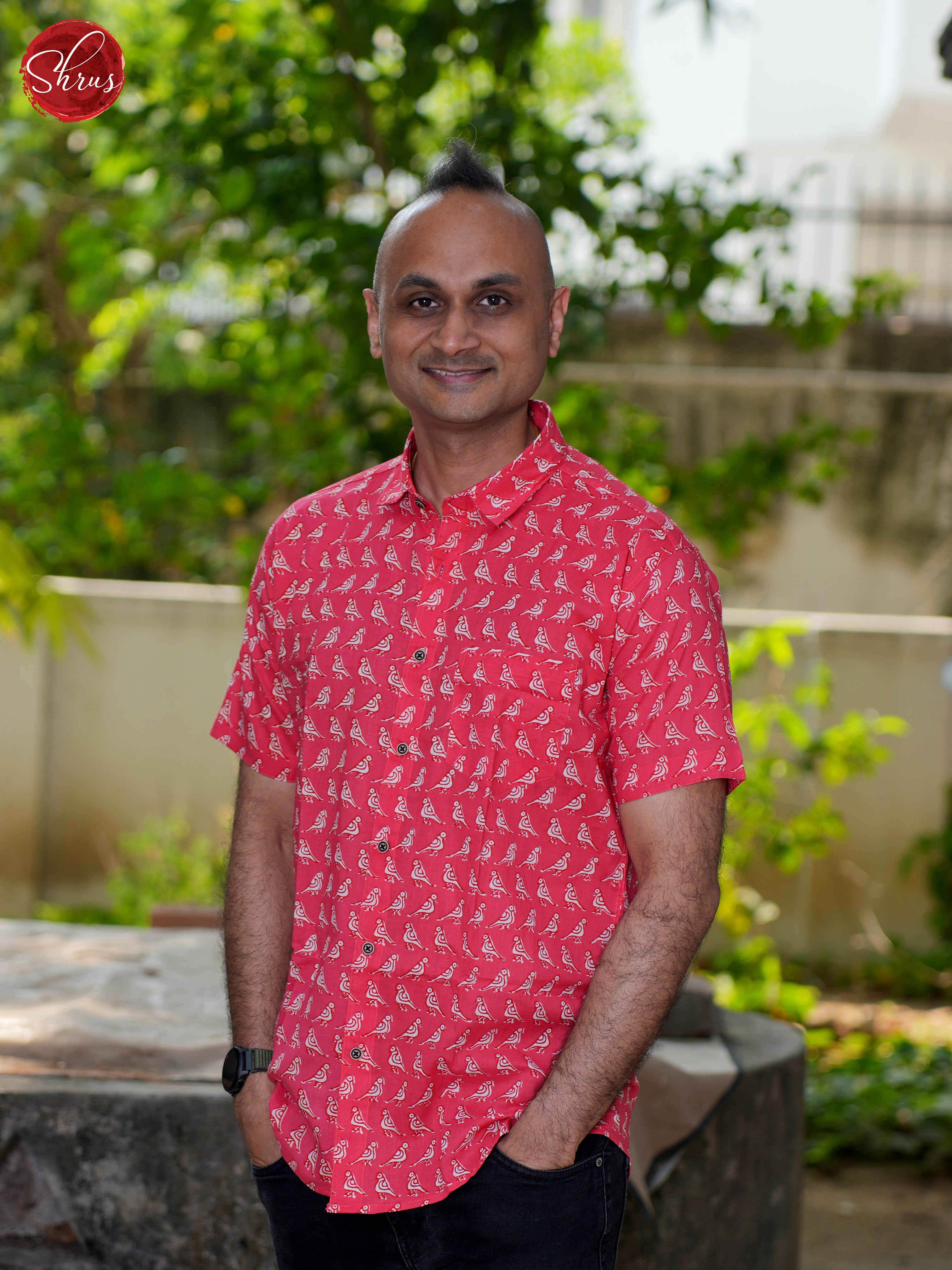Pink - Block Print Shirts - Shop on ShrusEternity.com