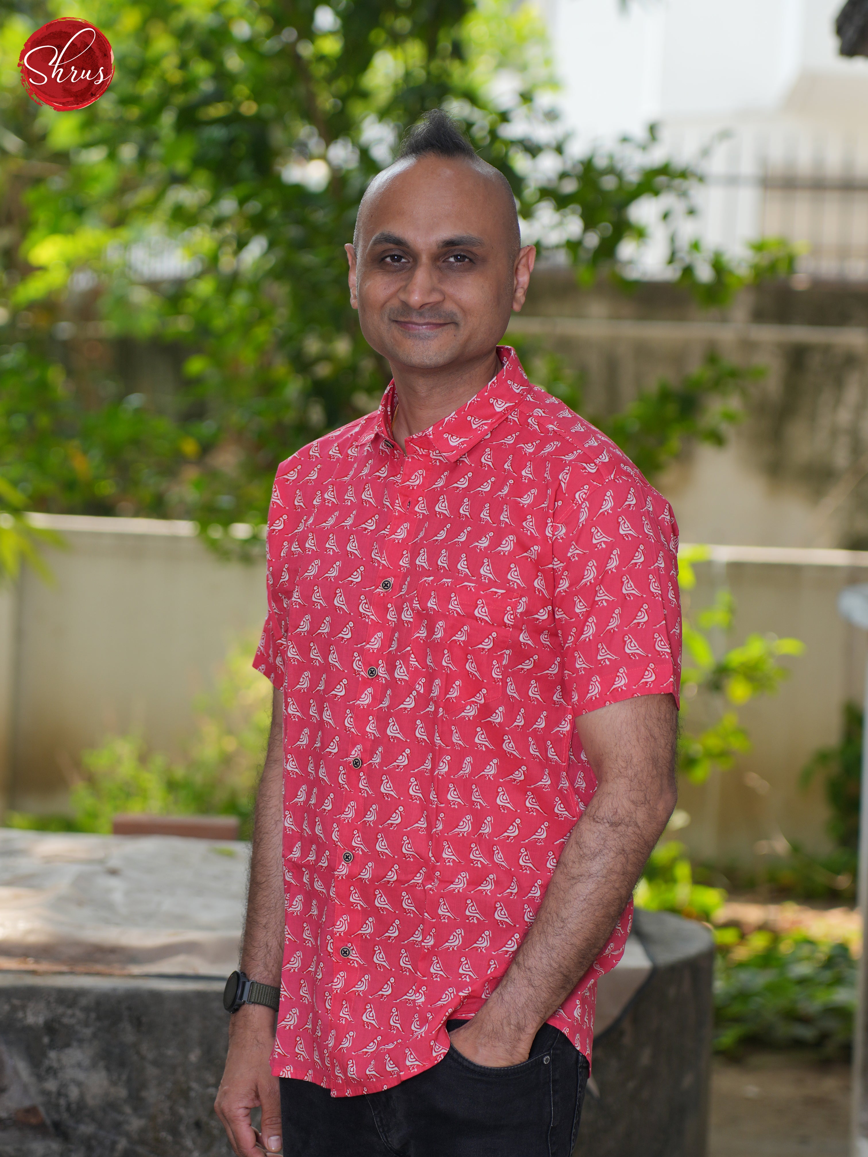 Pink - Block Print Shirts - Shop on ShrusEternity.com