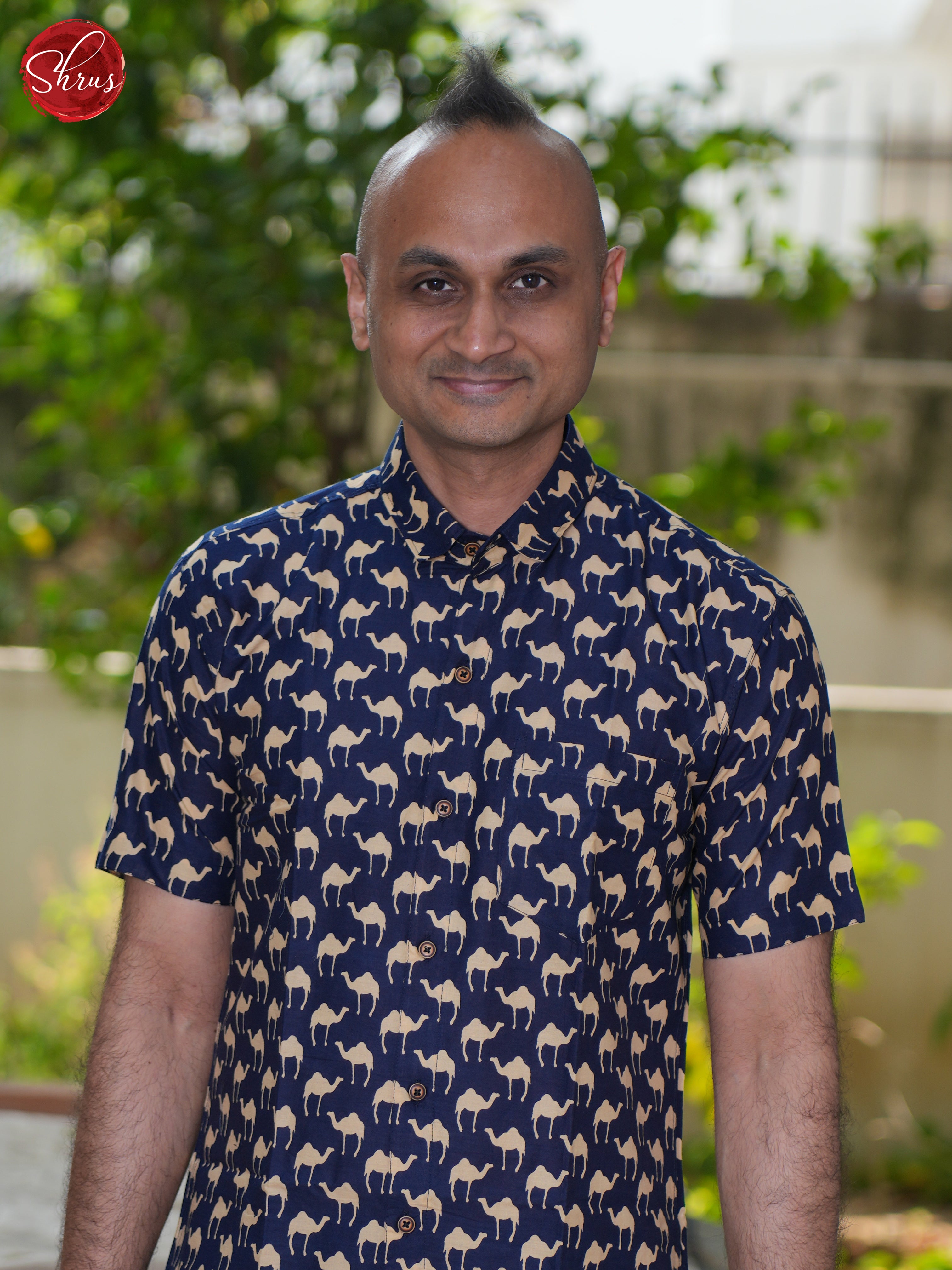 Blue - Block Print Shirts - Shop on ShrusEternity.com