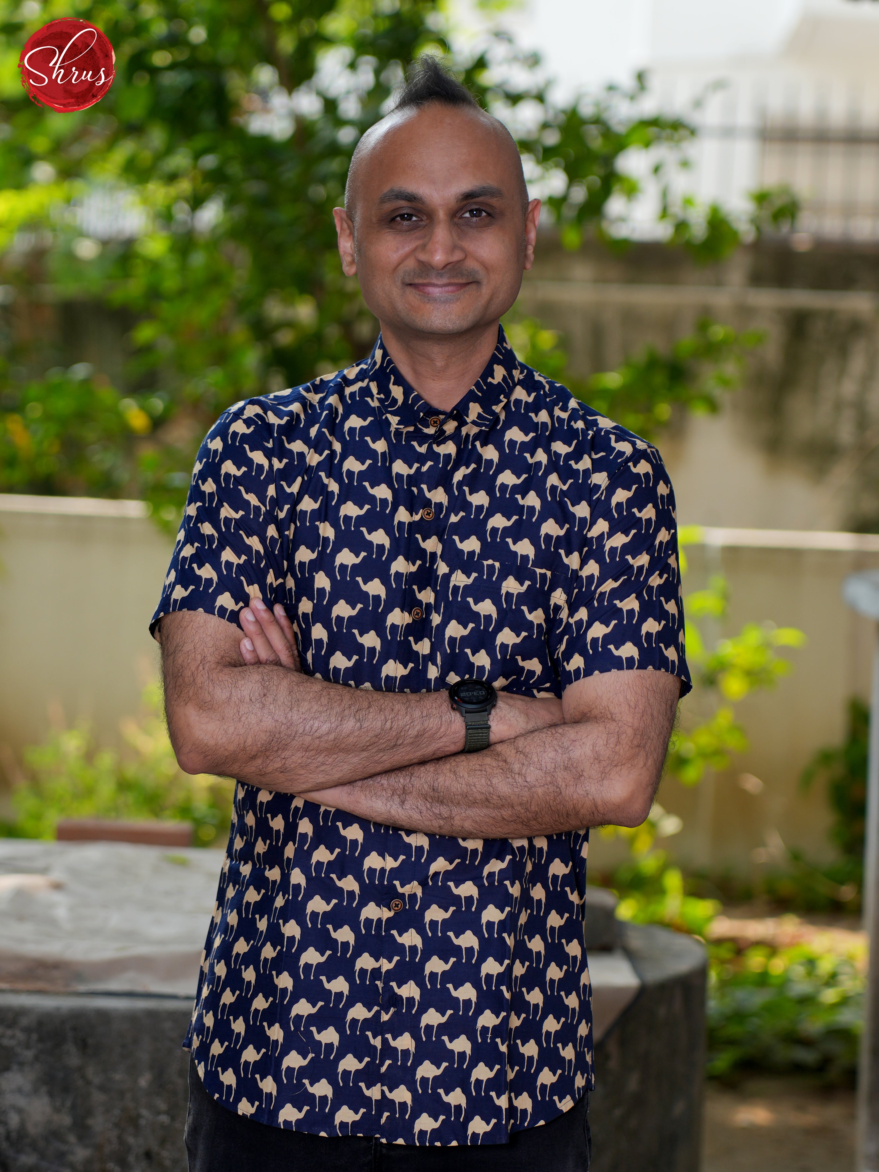 Blue - Block Print Shirts - Shop on ShrusEternity.com