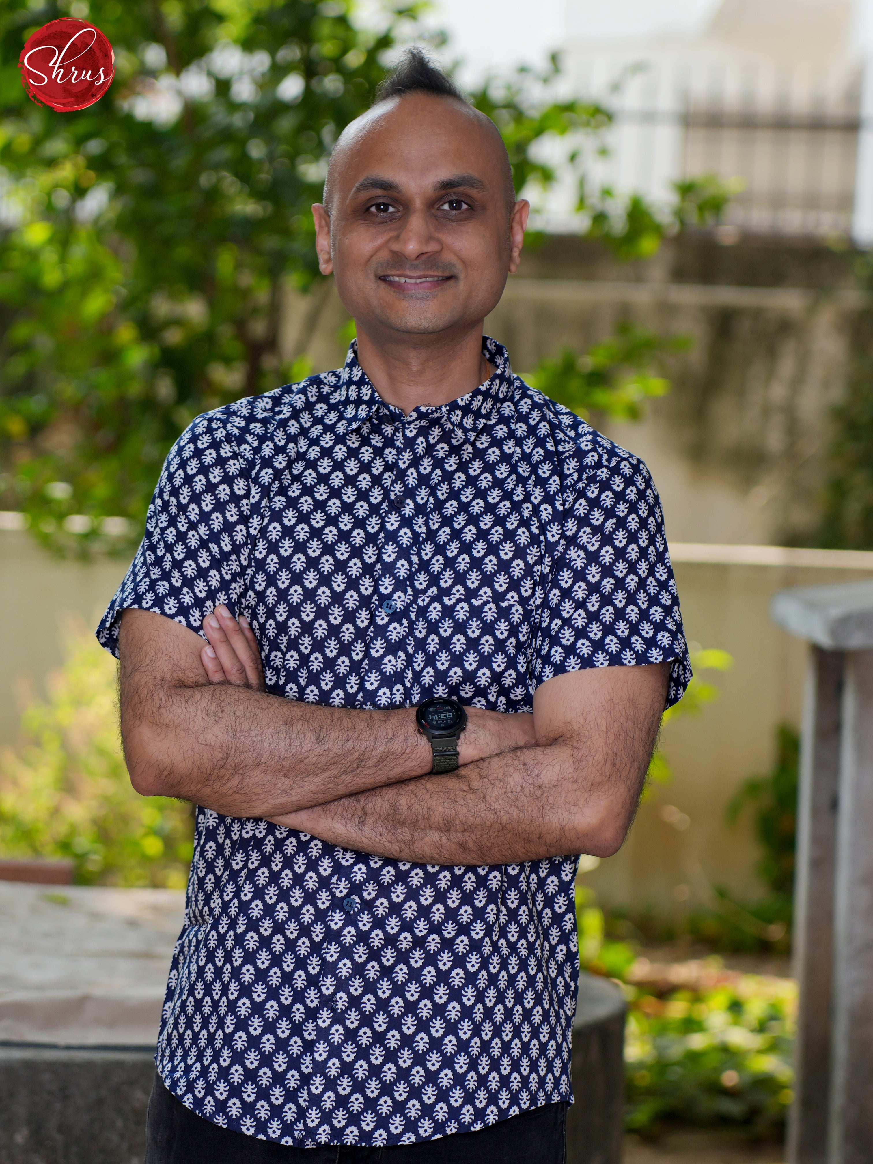 Blue - Block Print Shirts - Shop on ShrusEternity.com