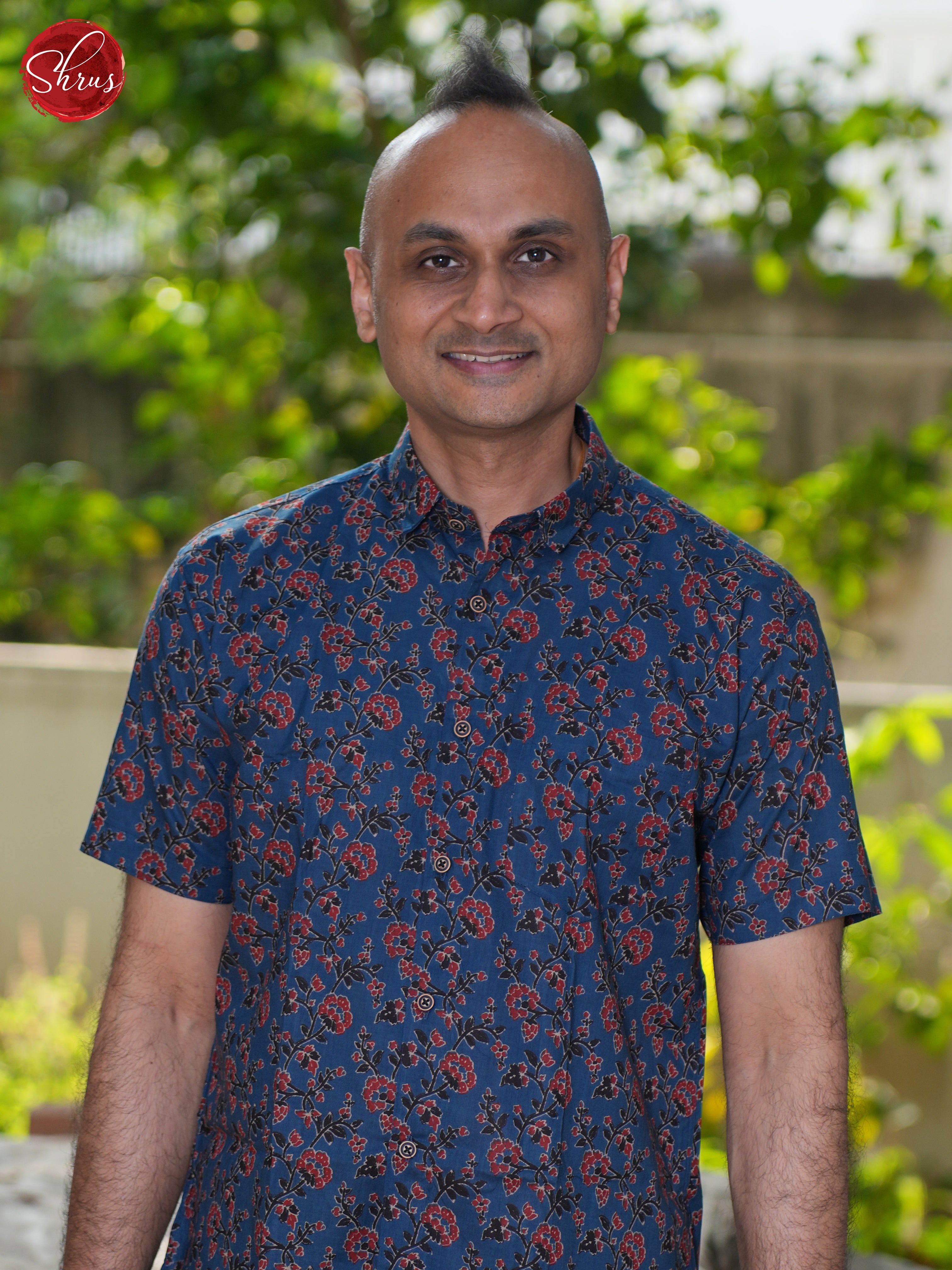 Blue - Block Print Shirts - Shop on ShrusEternity.com