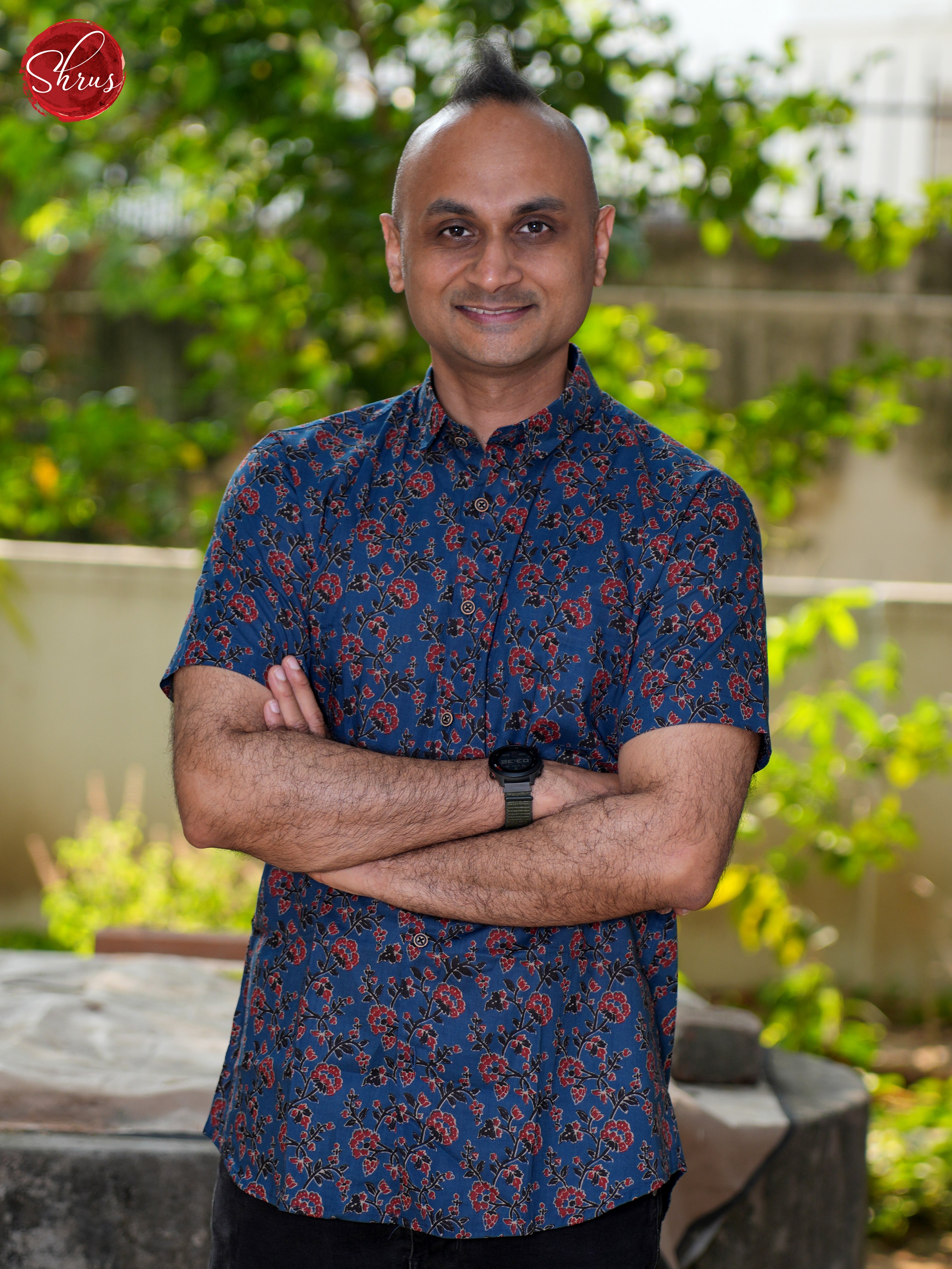 Blue - Block Print Shirts - Shop on ShrusEternity.com