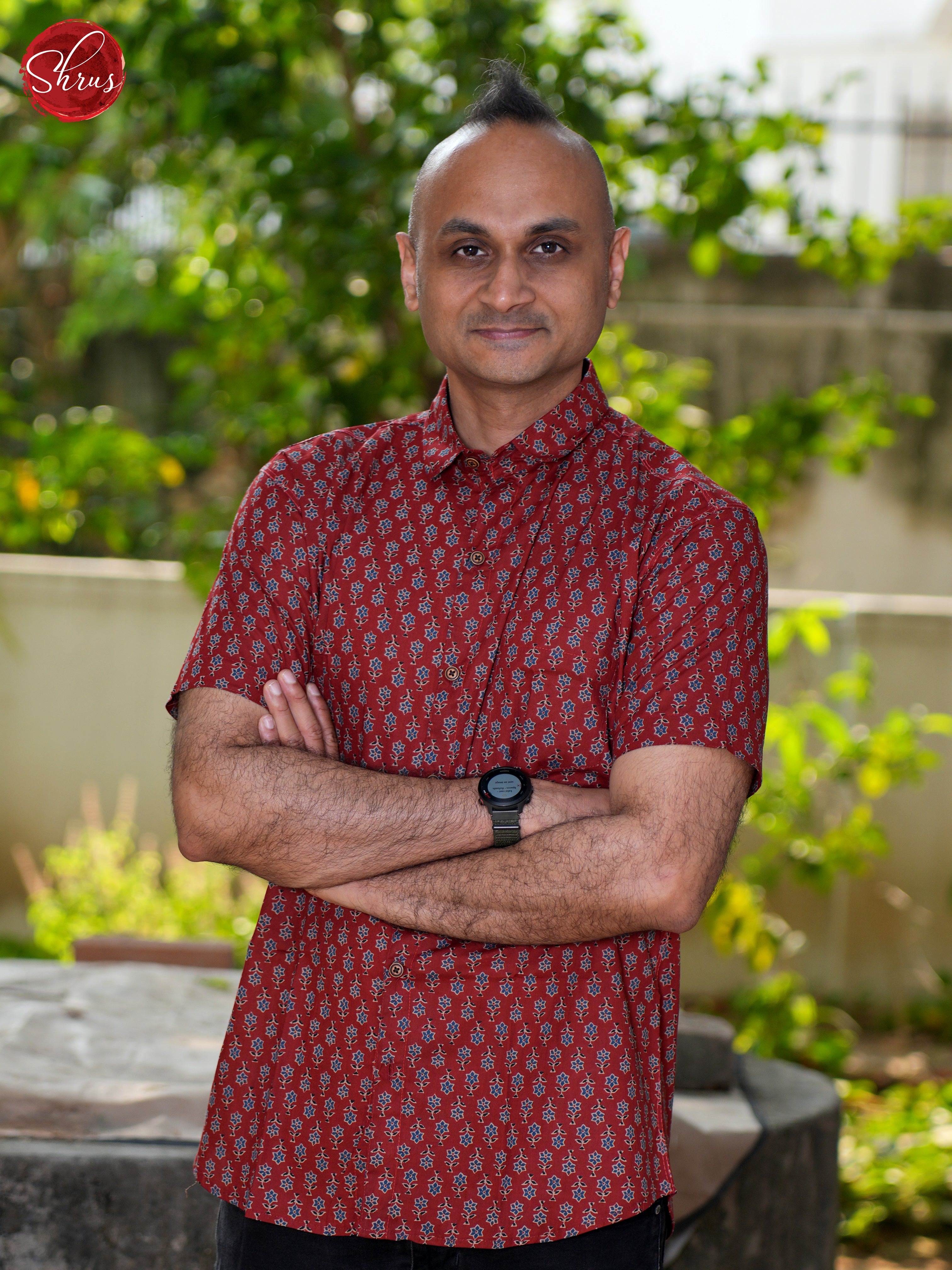 Red - Block Print Shirts - Shop on ShrusEternity.com