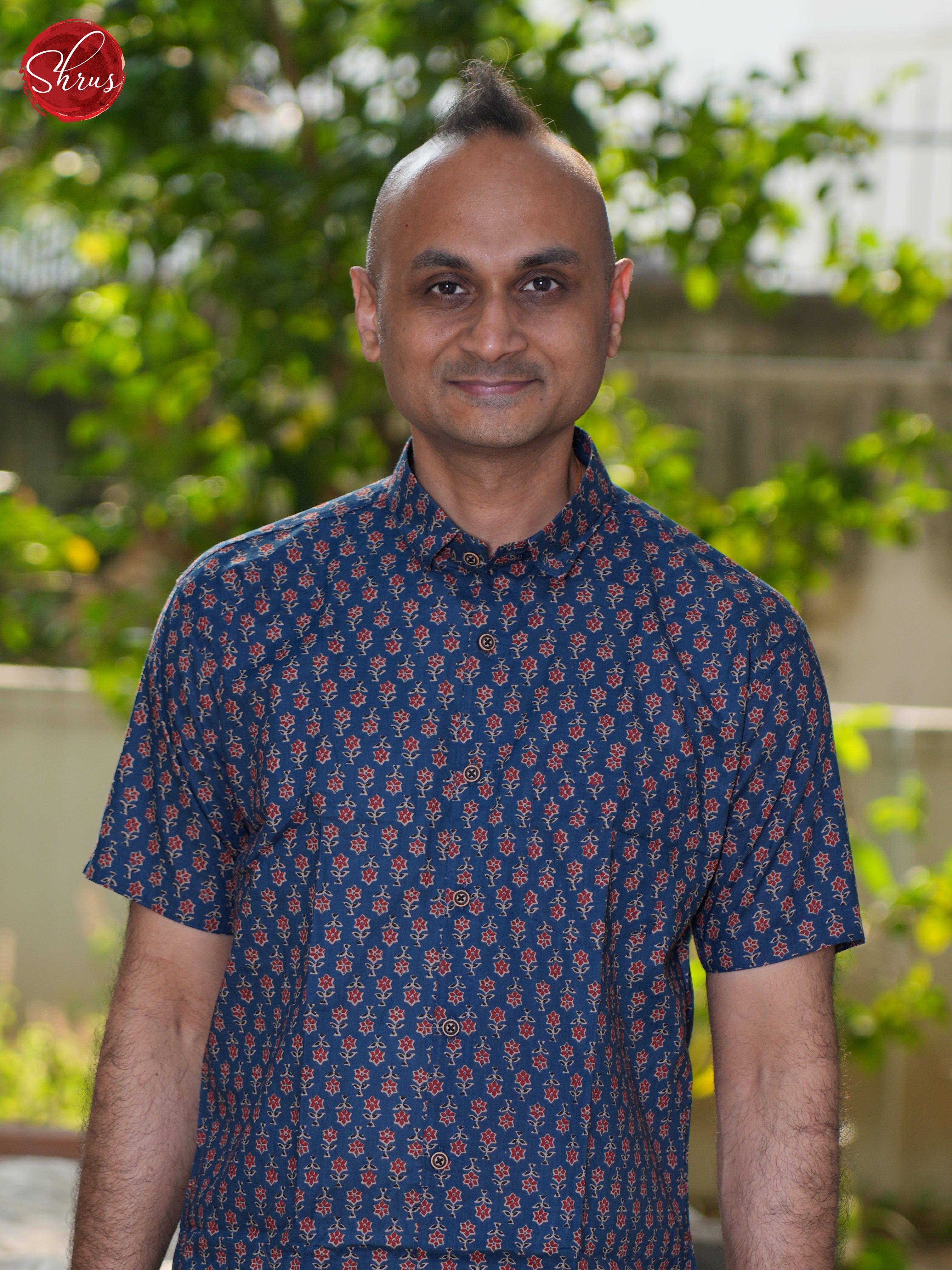 Blue - Block Print Shirts - Shop on ShrusEternity.com