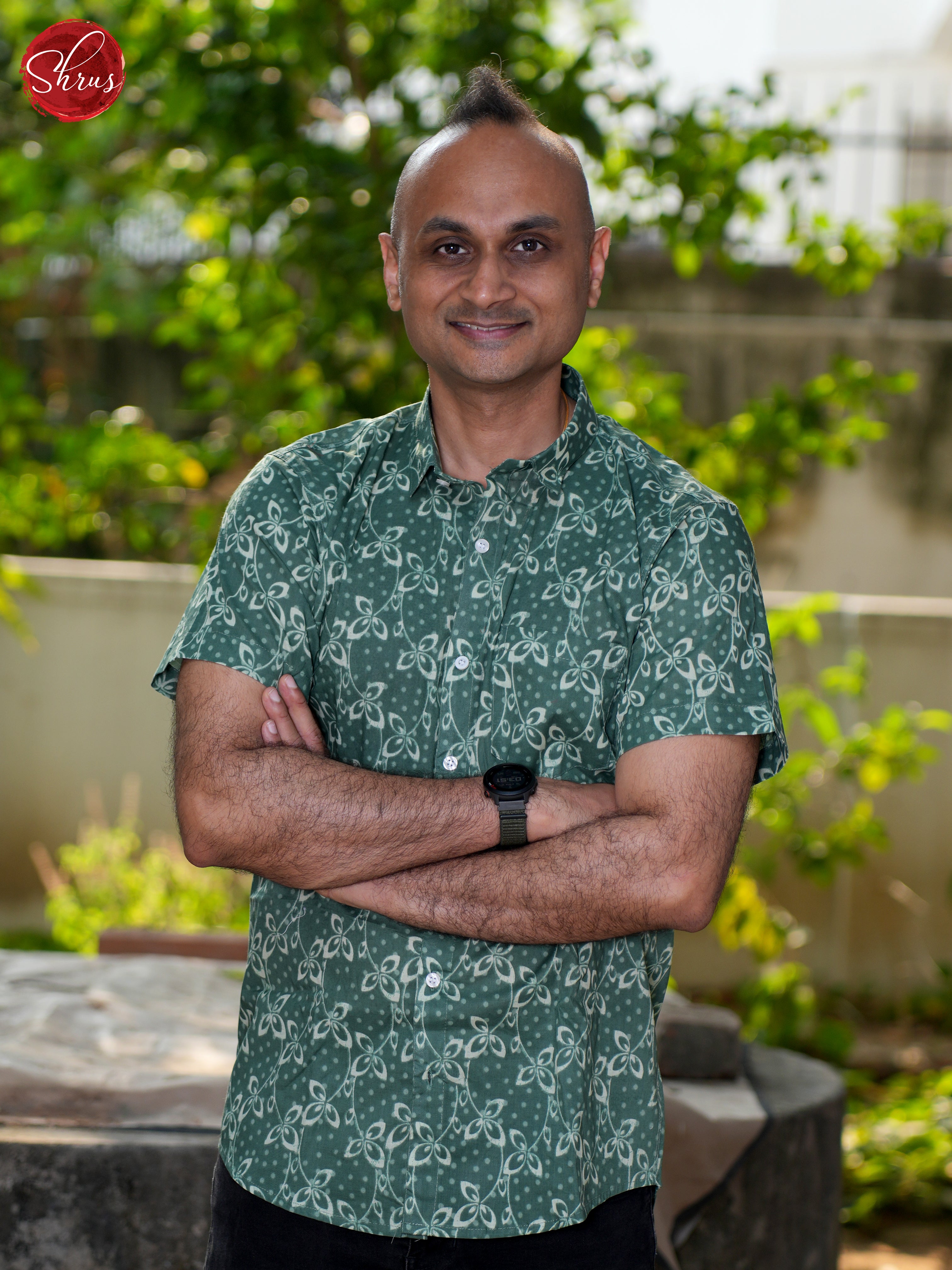 Green - Block Print Shirts - Shop on ShrusEternity.com