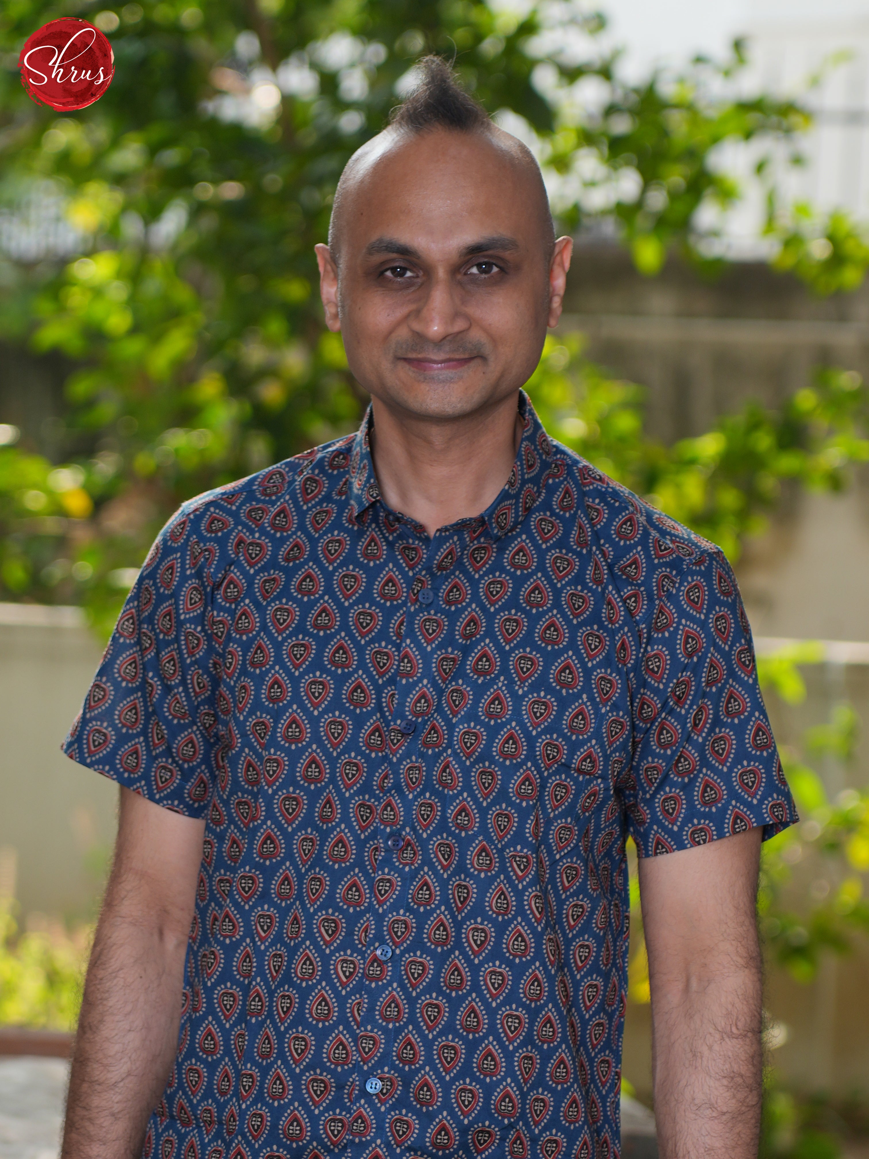 Blue - Block Print Shirts - Shop on ShrusEternity.com