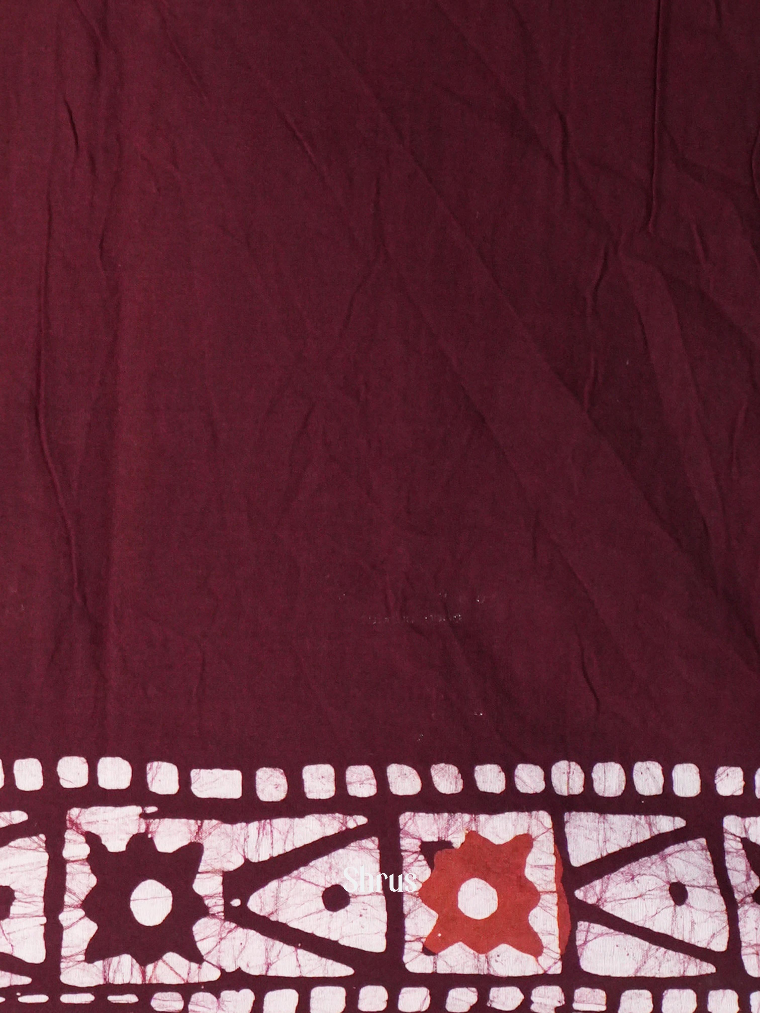 CIS06093- Jaipur cotton Saree - Shop on Shrus.com