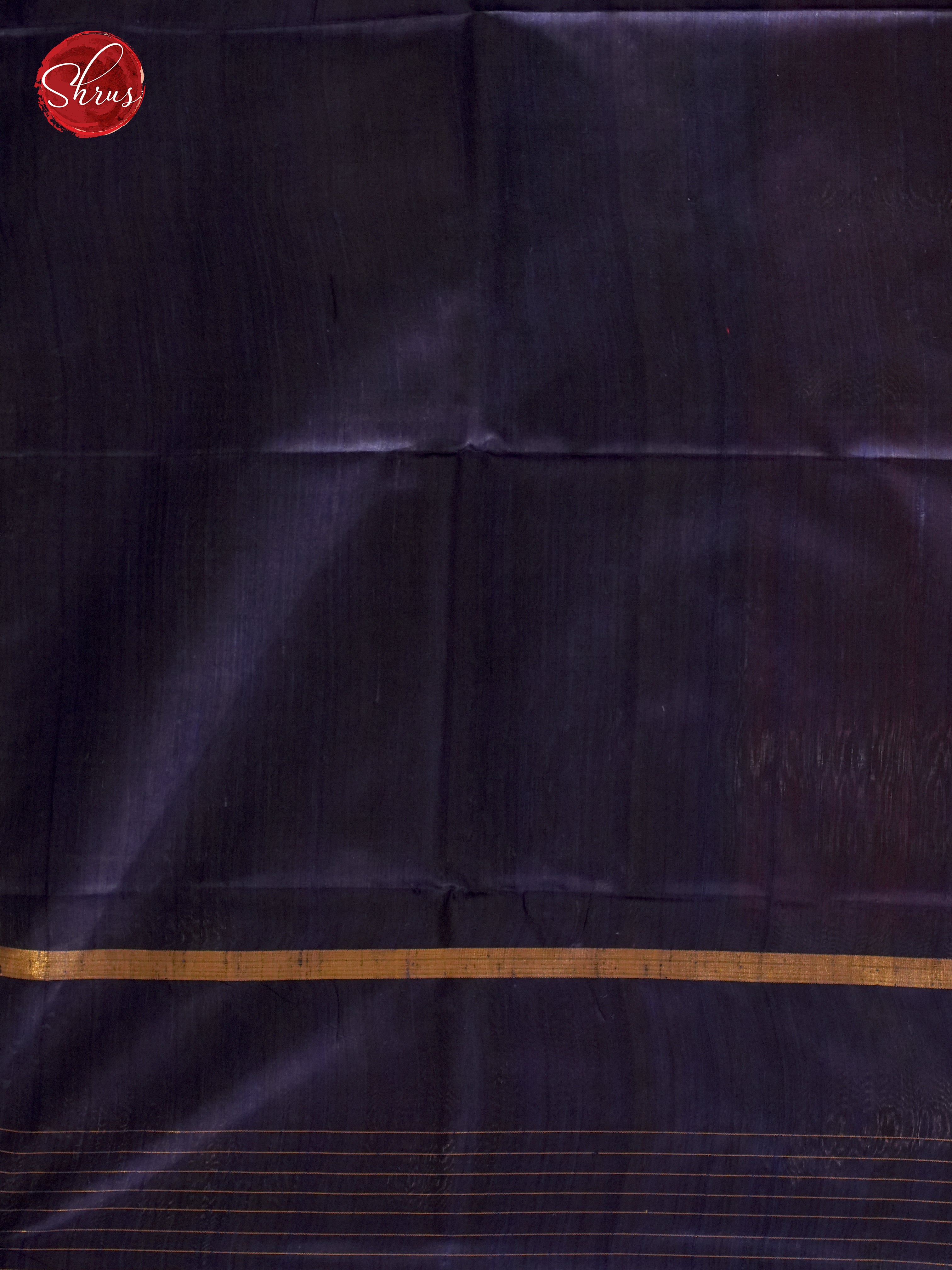 Red & Blue - Raw Silk Saree - Shop on ShrusEternity.com