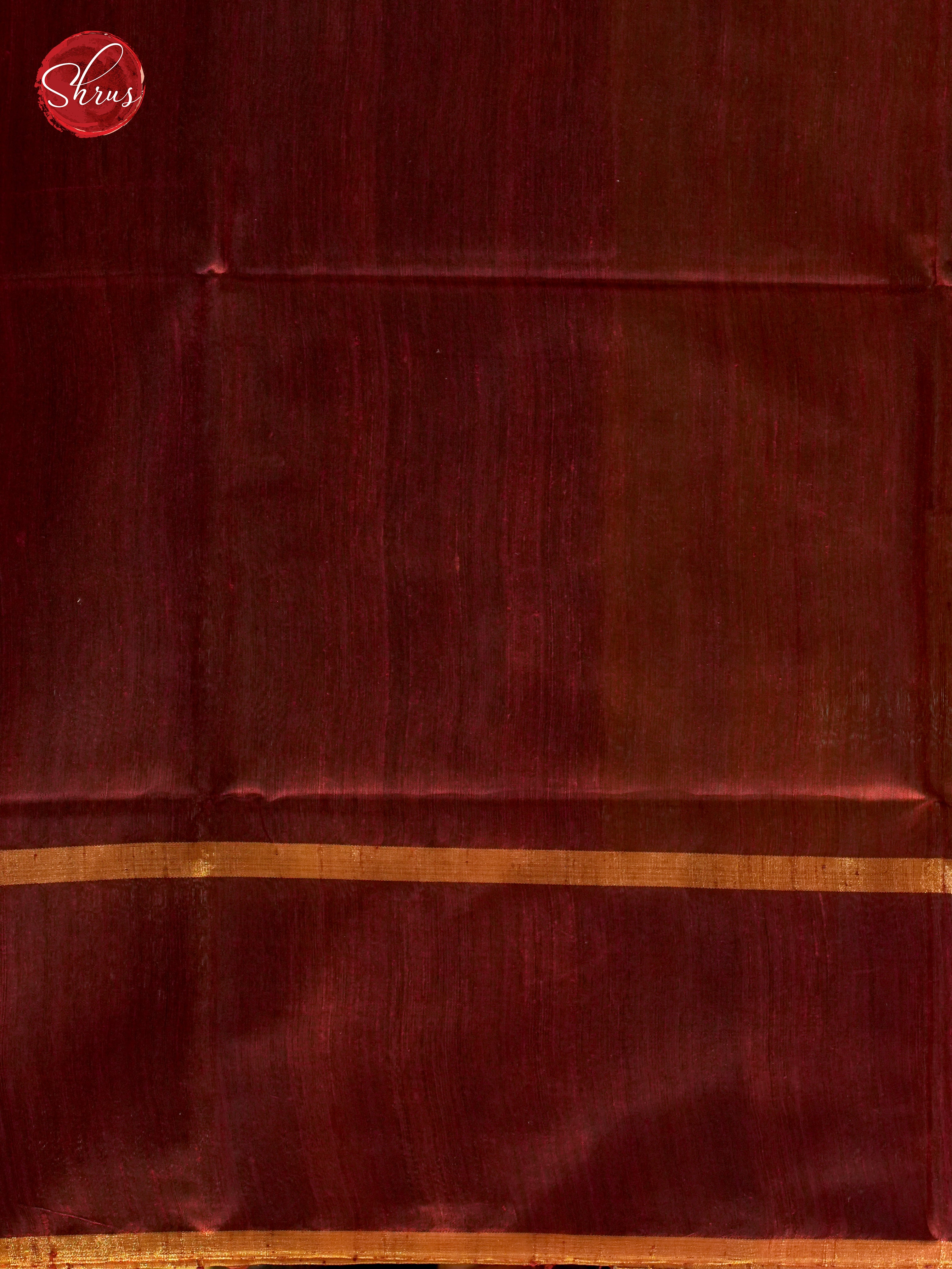 Gold Mustard & Brown - Raw Silk Saree - Shop on ShrusEternity.com