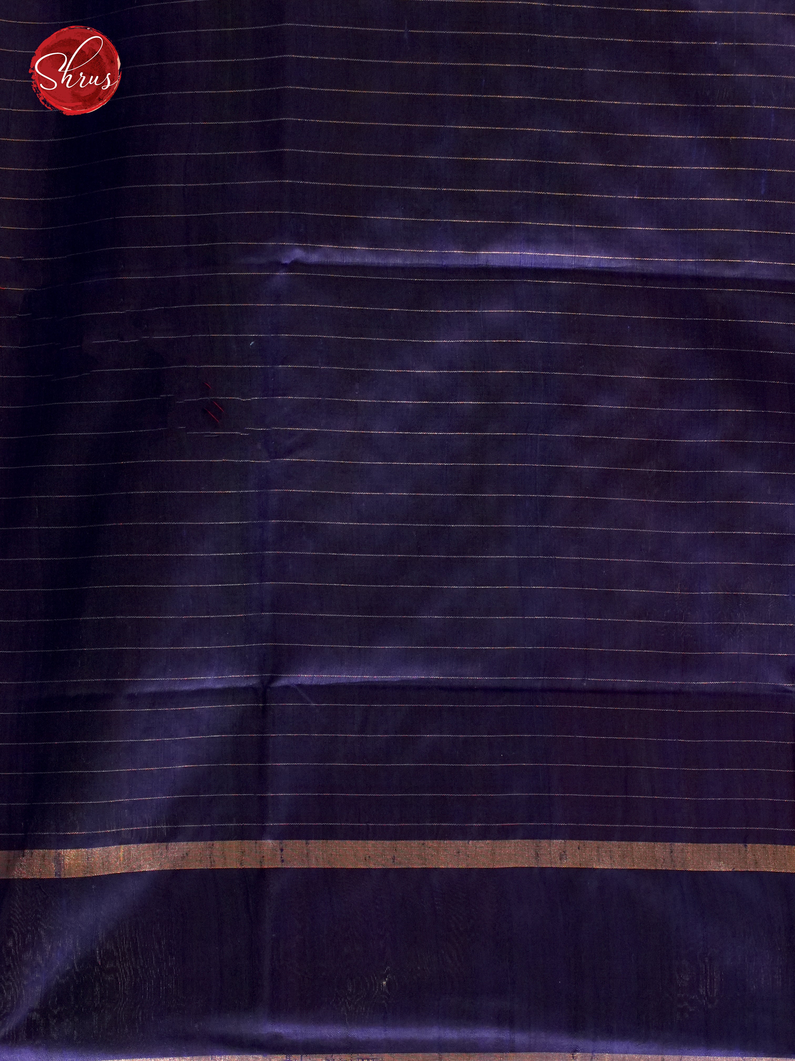 Red & Blue - Raw Silk Saree - Shop on ShrusEternity.com