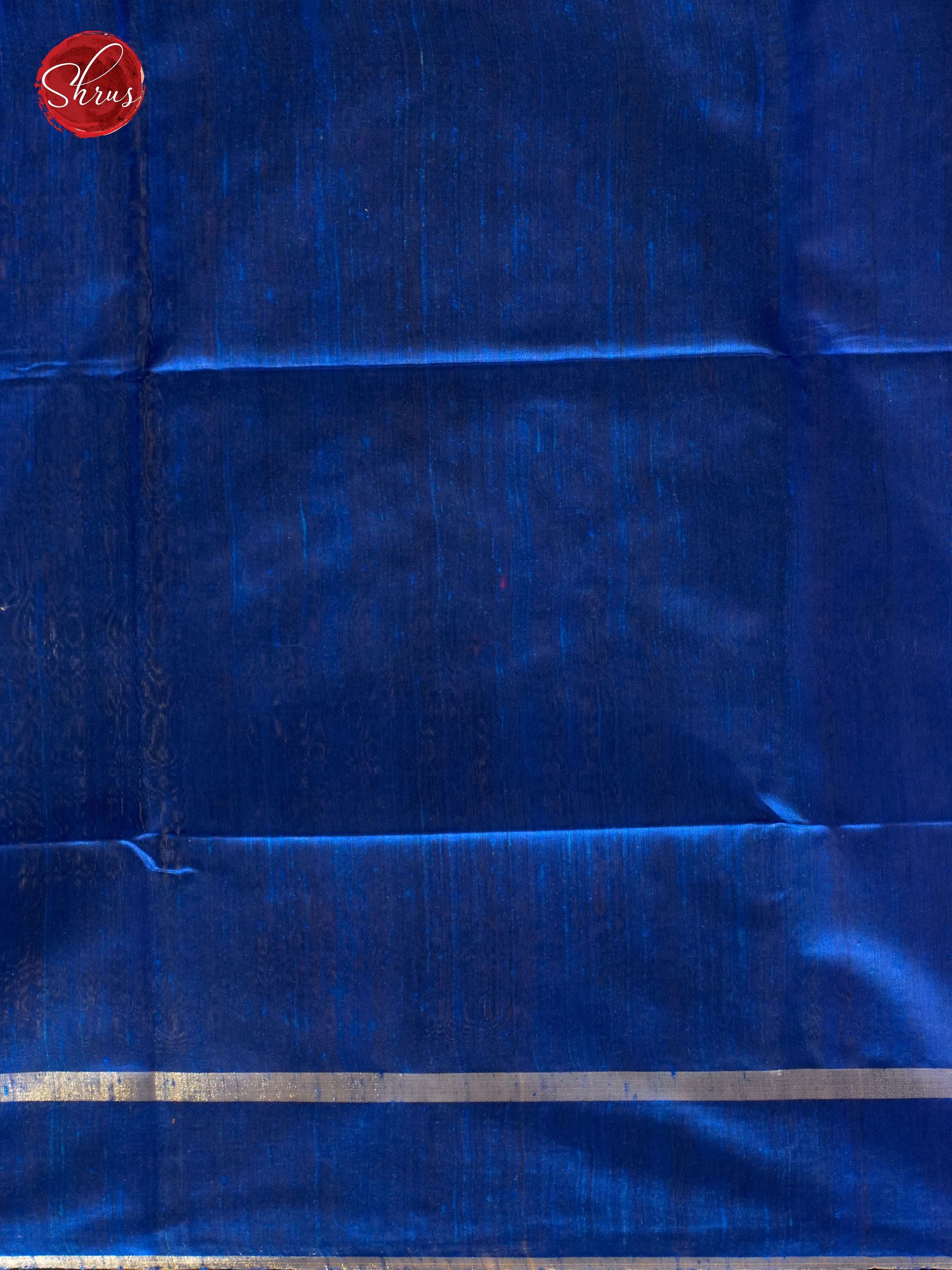 Black & Blue - Raw Silk Saree - Shop on ShrusEternity.com