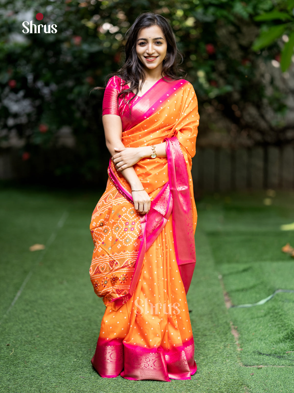 EBS04020 - Semi Crepe - Saree - Shop on Shrus.com