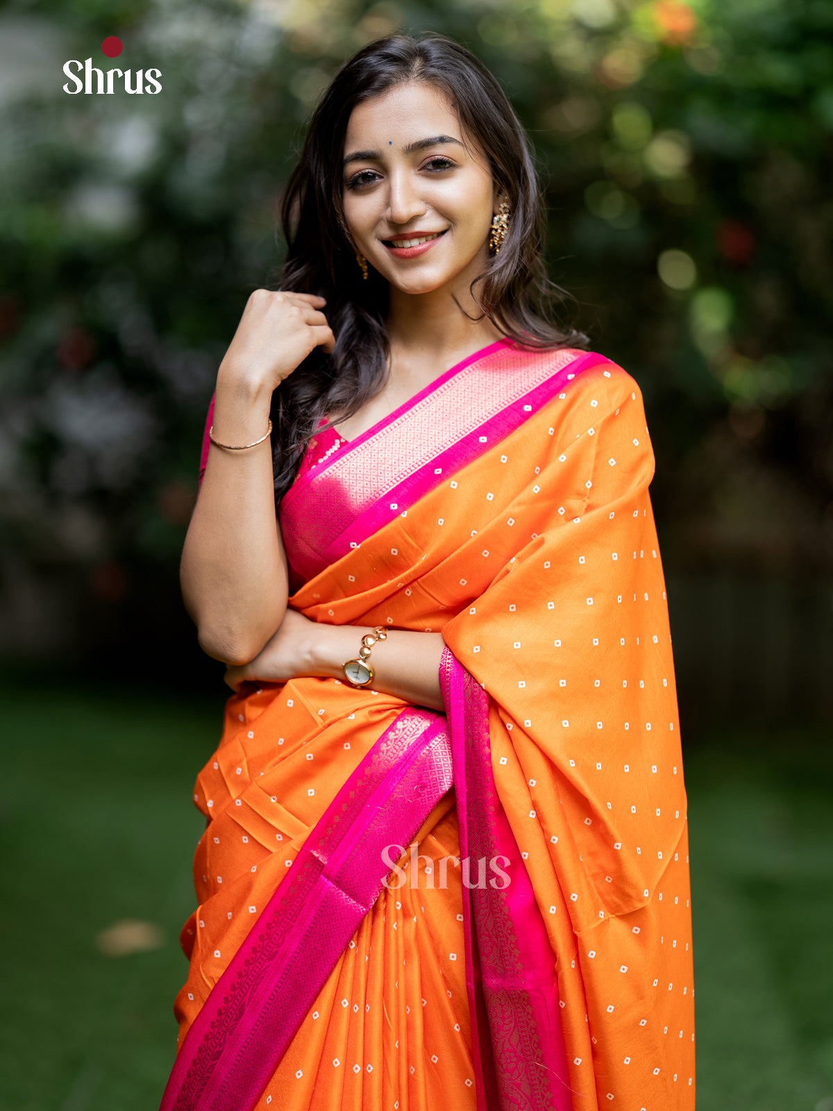 EBS04020 - Semi Crepe - Saree - Shop on Shrus.com