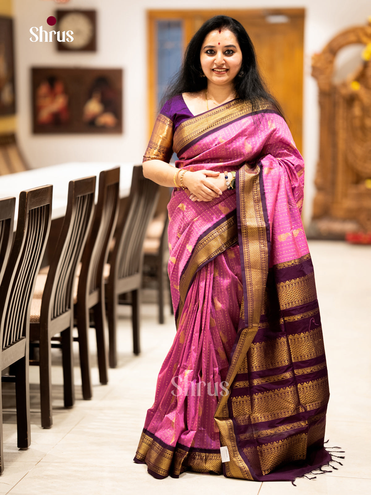 Kalyani Cotton Saree - EBS18050 - Shop on Shrus.com