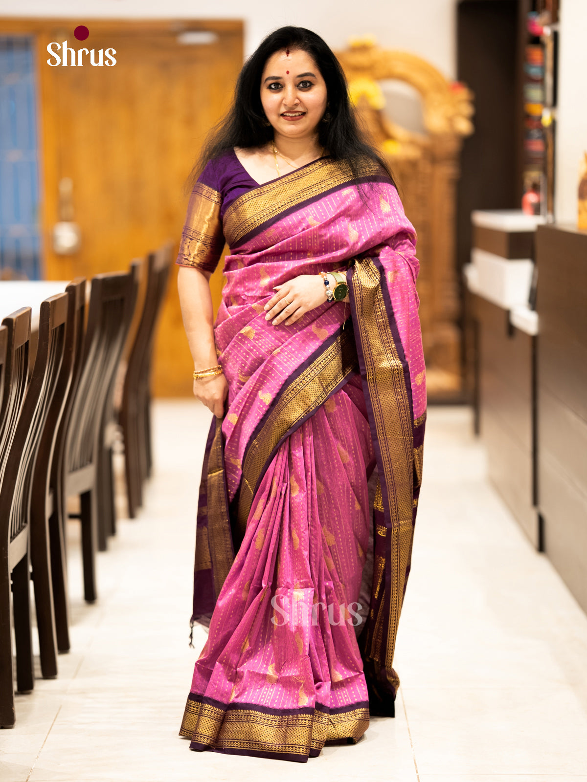 Kalyani Cotton Saree - EBS18050 - Shop on Shrus.com