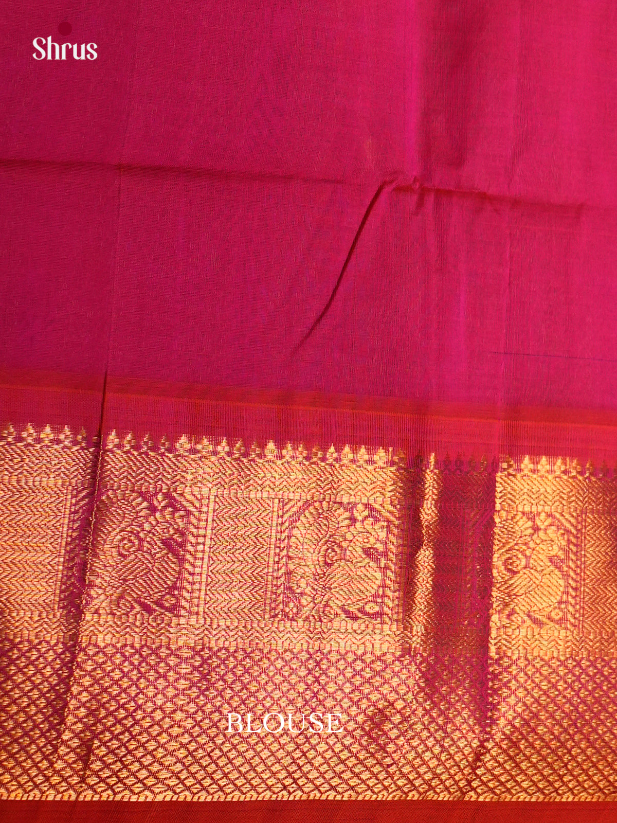 Buy Exquisite Dark Blue Pure Cotton Silk Saree With Peacock Buttas, Pink Korvai Zari Border & Pallu