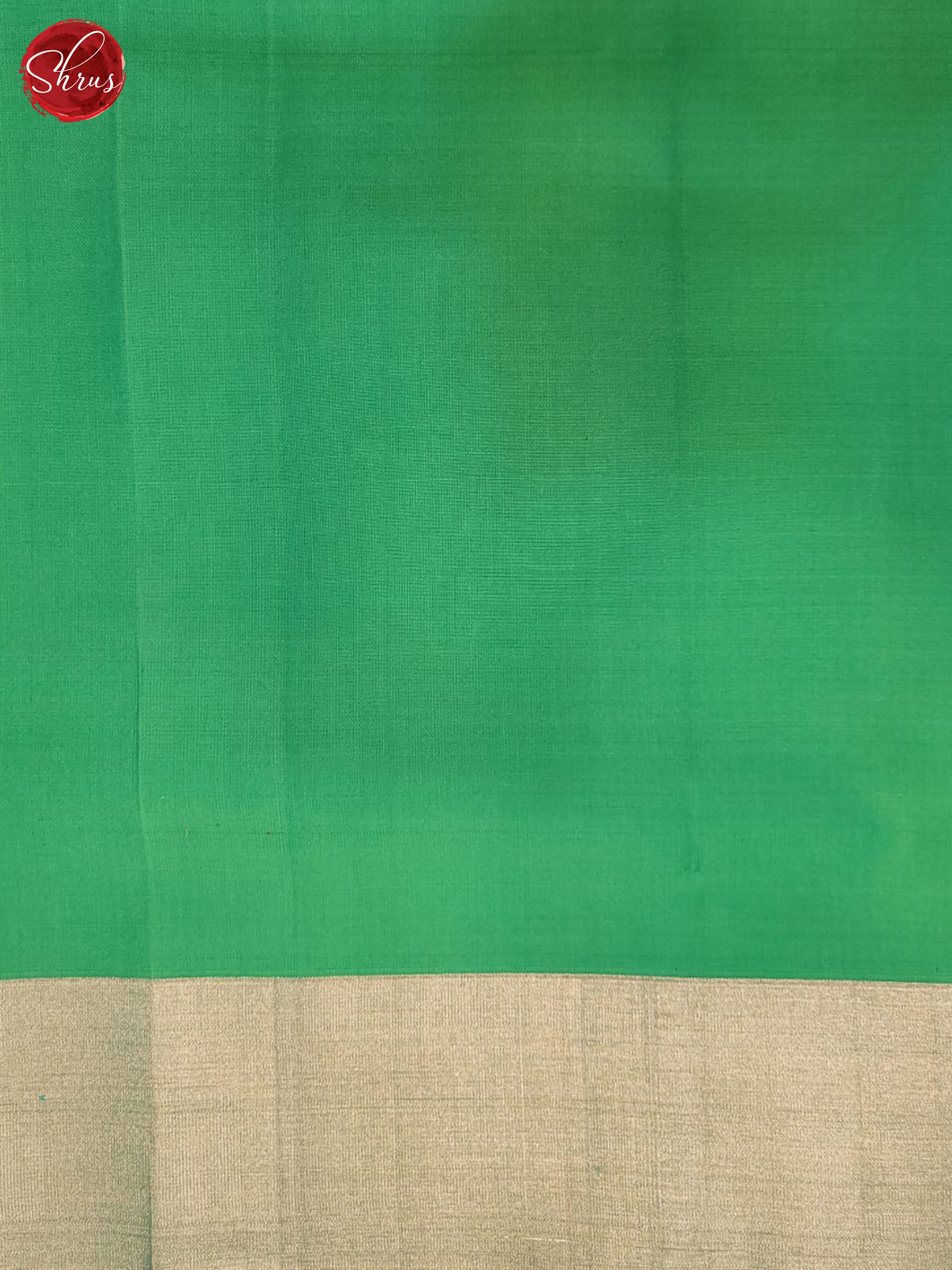 Sheeny Deep Brown Silk Saree With Zari Woven Diamond Grids, Kaddi Border & Sea Green Pallu