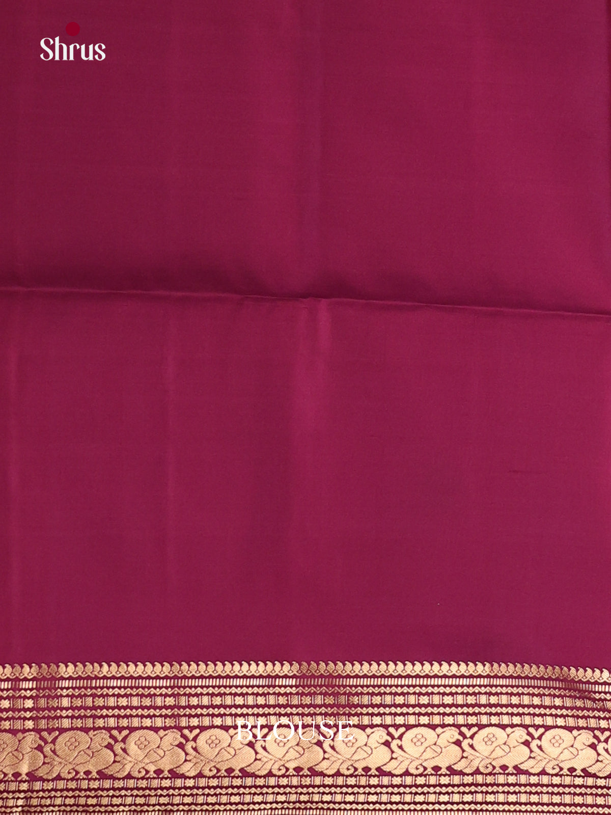 Buy Charming Deep Magenta Silk Saree With Floral Buttas, Zari Border & Brocade Pallu