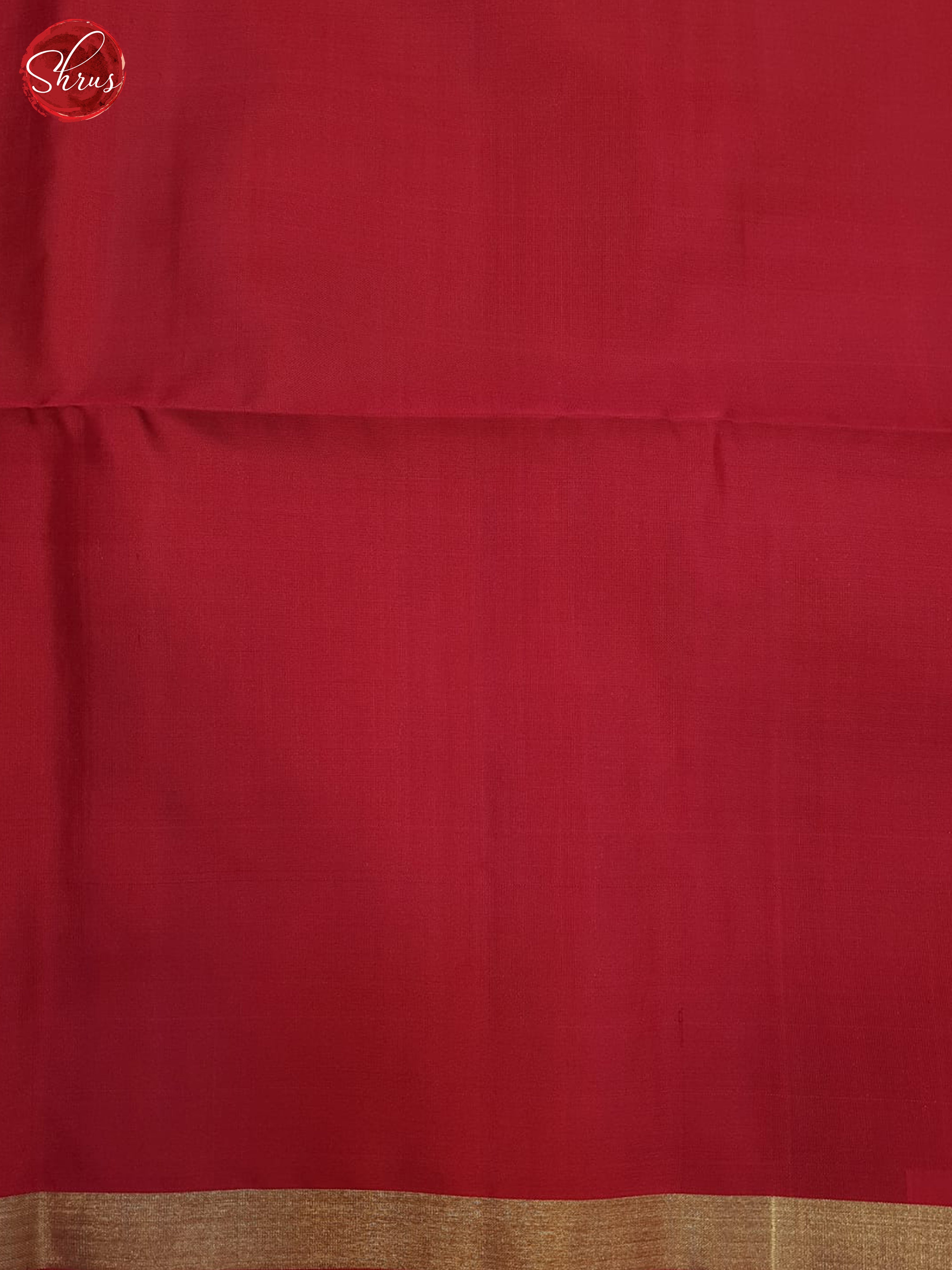 Timeless Deep Maroon Silk Saree With Small Buttas, Zari Woven Border & Red Brocade Pallu