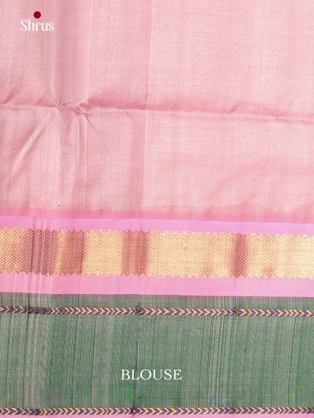 Chic Double Shaded Purple Cotton Silk Saree with Green & Baby Pink Border & Brocade Pallu
