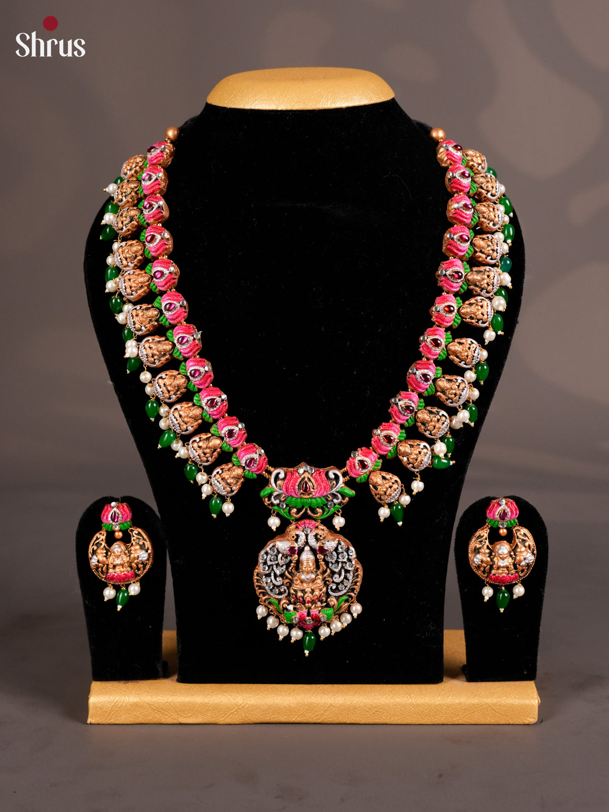 Beautiful Handcrafted Lakshmi Terracotta set -EAJ16008 - Shop on Shrus.com