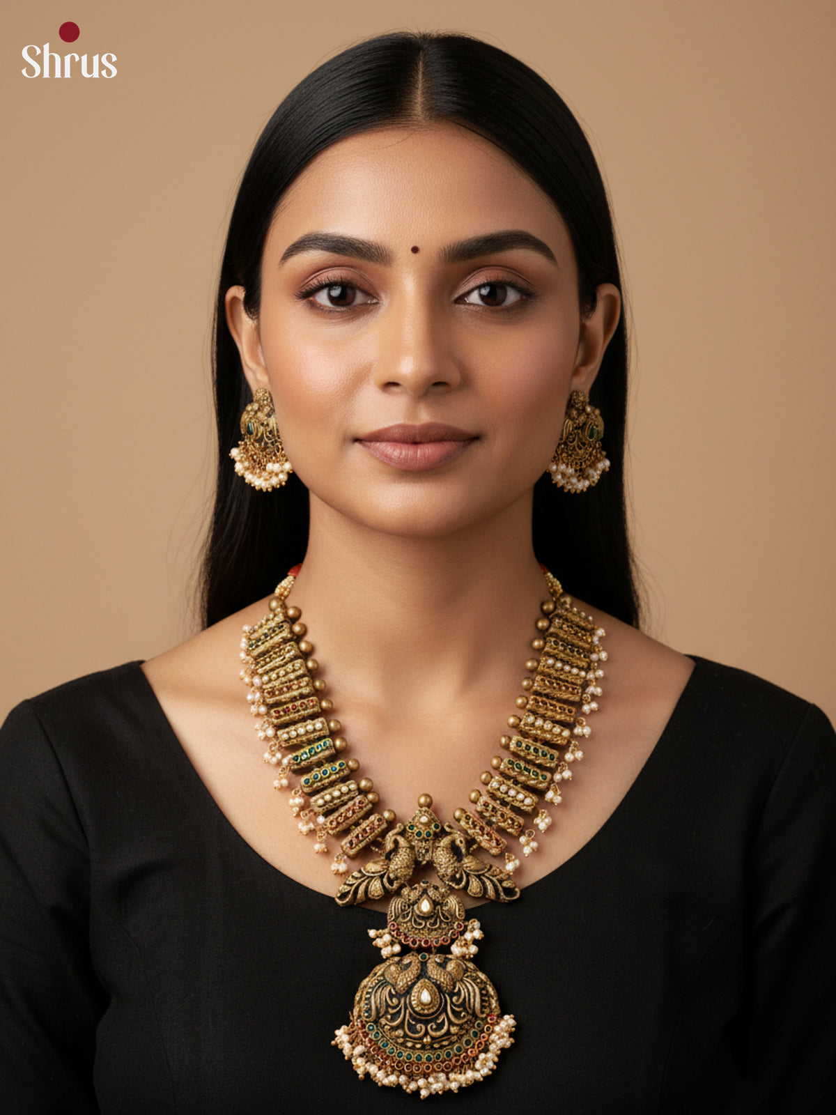 Handcrafted Antique Peacock Terra Cotta Set -EAJ16015