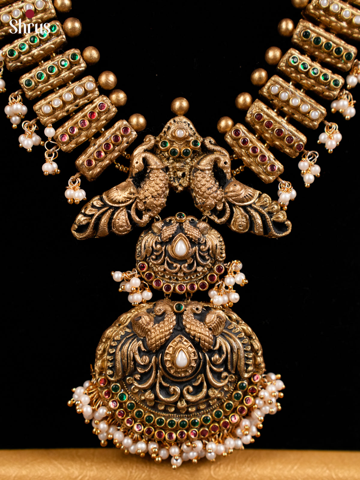 Handcrafted Antique Peacock Terra Cotta Set -EAJ16015 - Shop on Shrus.com