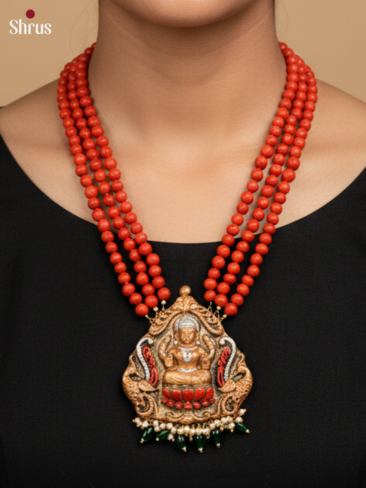 EAJ22001 - Terracotta Set - Saree - Shop on Shrus.com