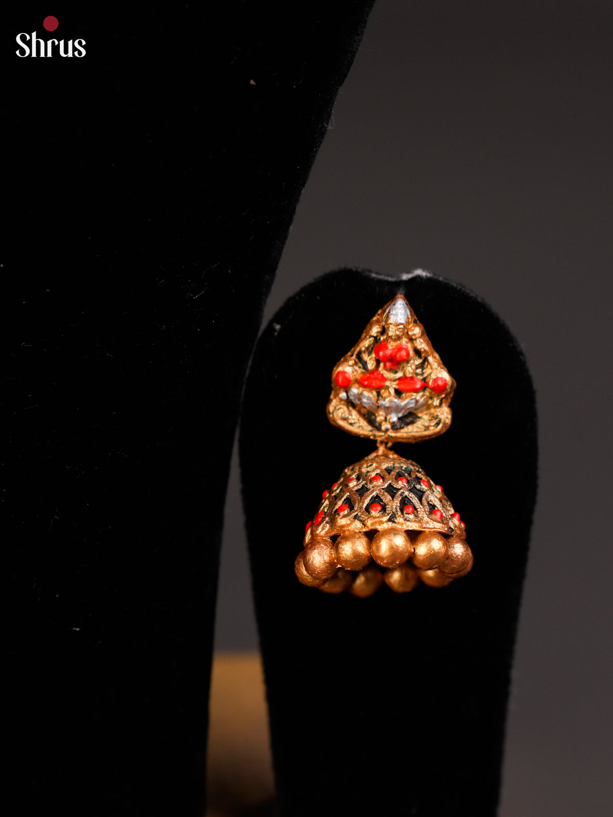 EAJ22001 - Terracotta Set - Saree - Shop on Shrus.com