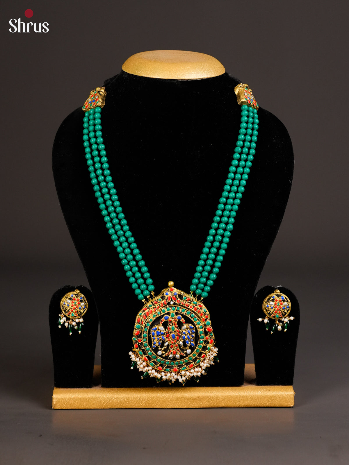 EAJ22002 - Terracotta Set - Saree - Shop on Shrus.com