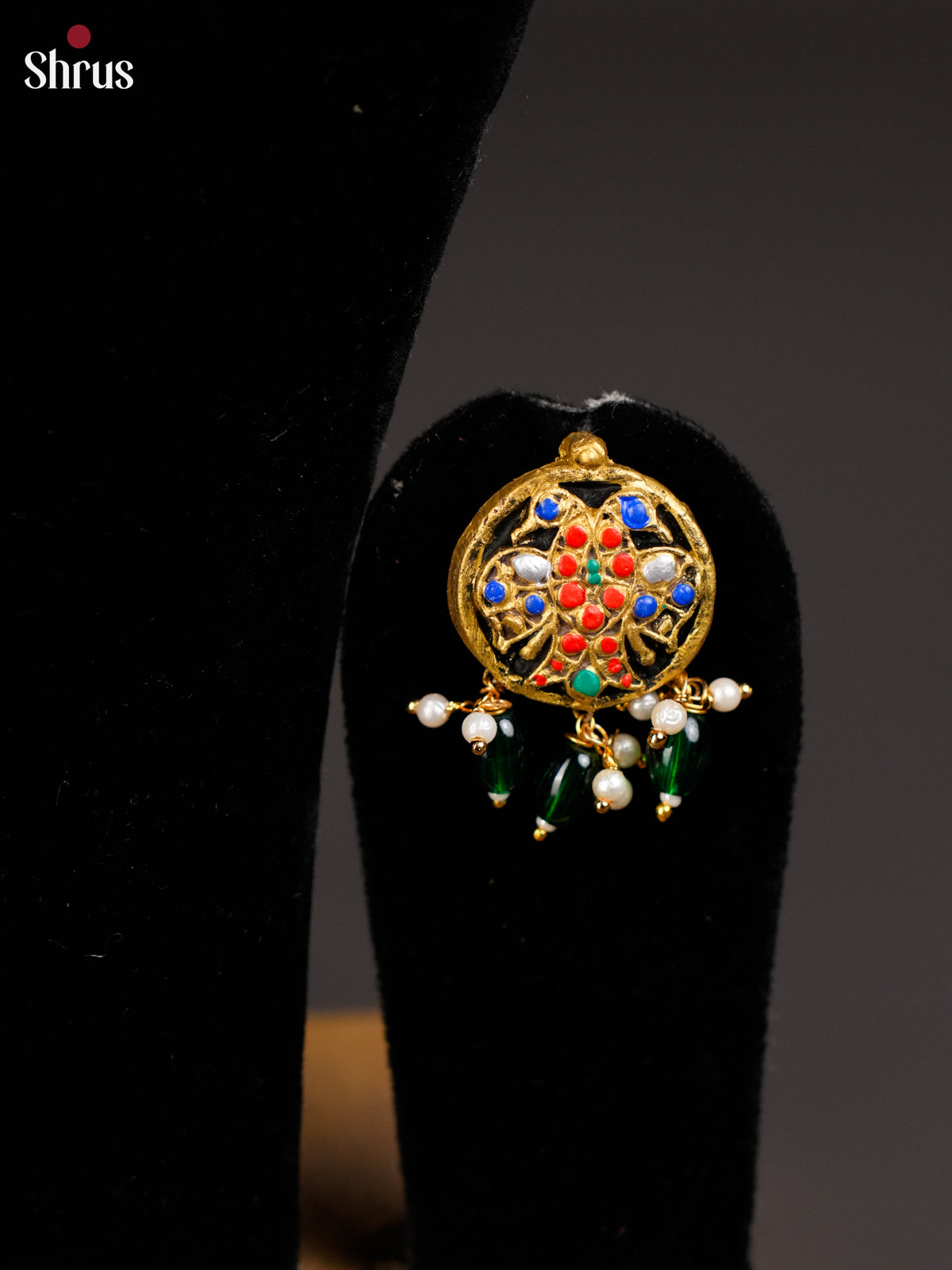 EAJ22002 - Terracotta Set - Saree - Shop on Shrus.com