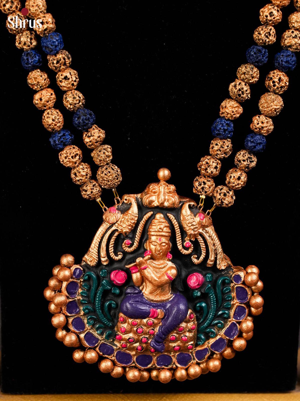 EAJ22003 - Terracotta Set - Saree - Shop on Shrus.com