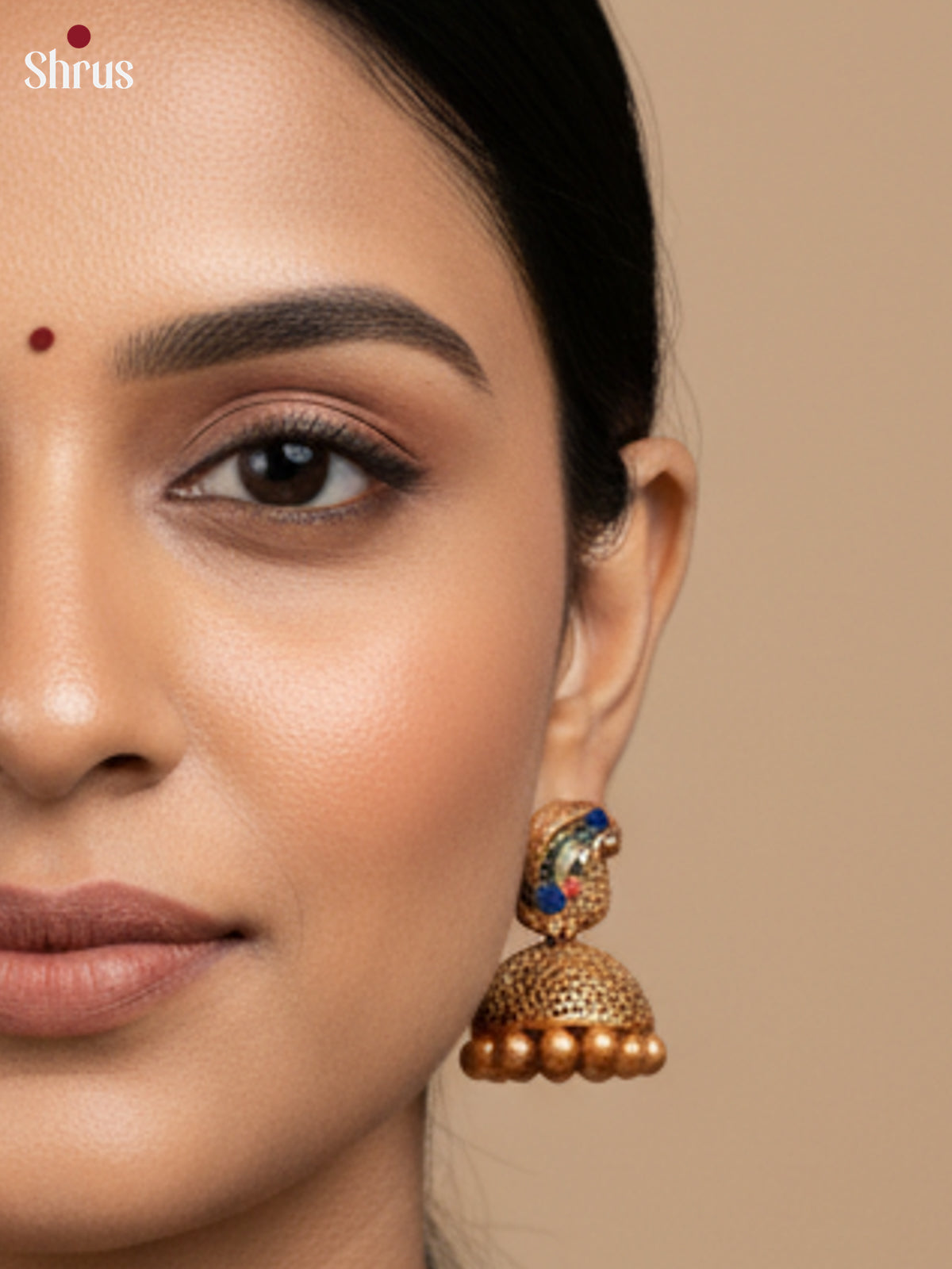 EAJ22003 - Terracotta Set - Saree - Shop on Shrus.com