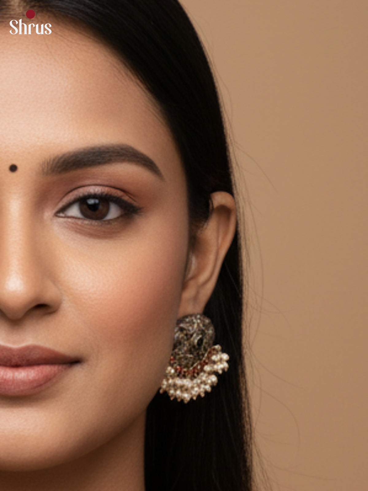 Antique Peacock design handpainted Terra cotta set -EAJ24016