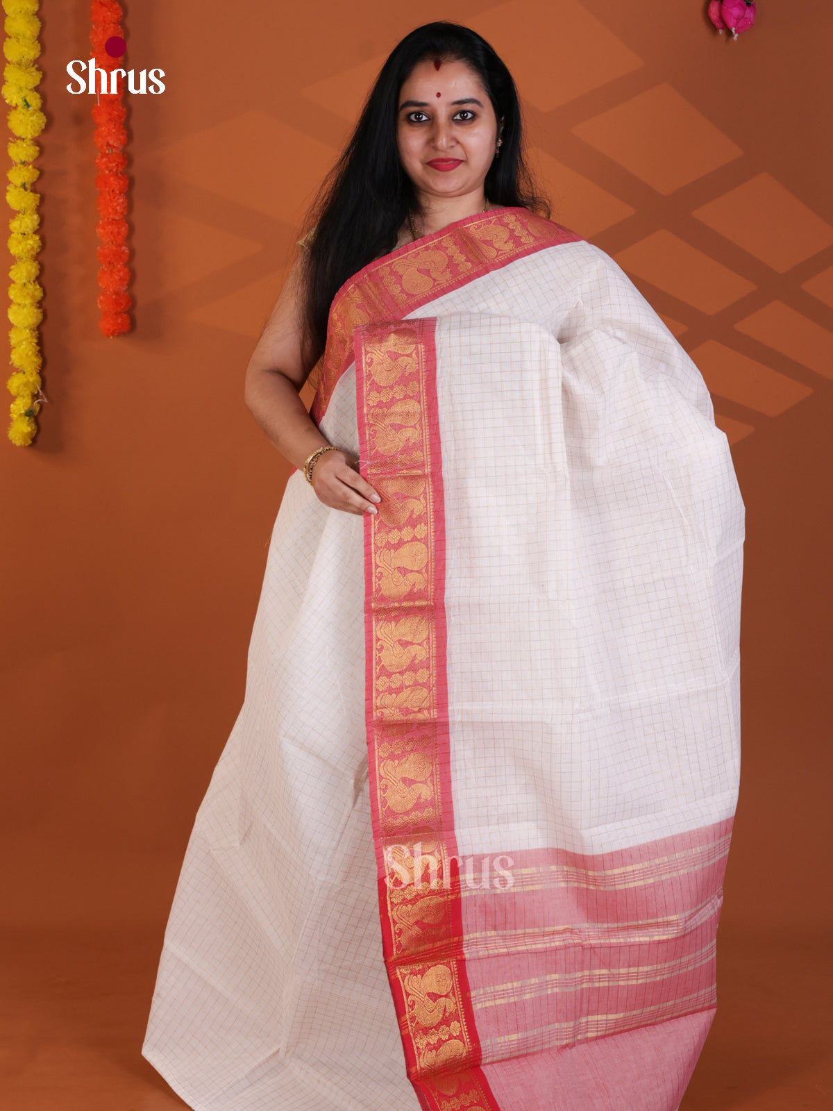 EAS02002 - Sungudi Cotton Saree