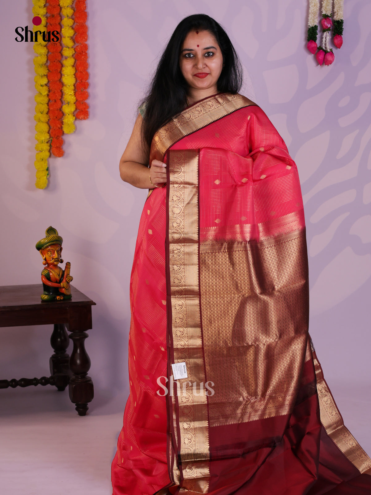 EAS03038 - Kanchipuram Checks Saree