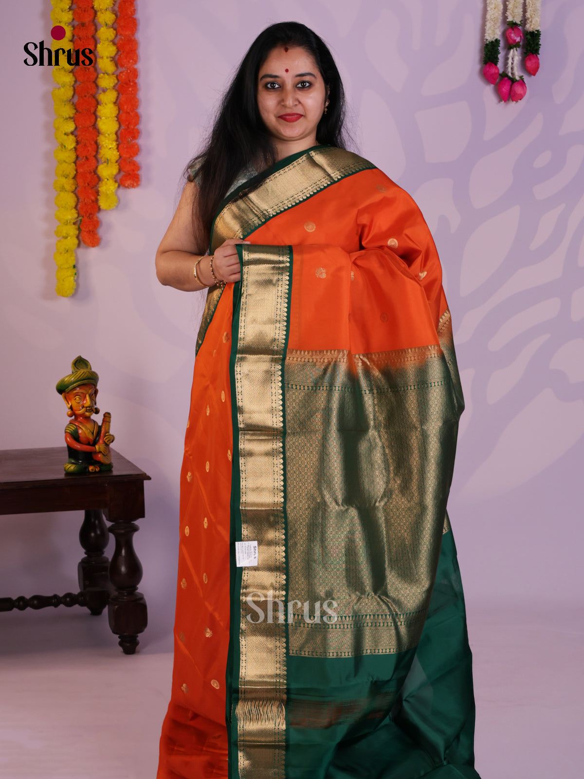 EAS03048 - Kanchipuram Korvai Butta Saree
