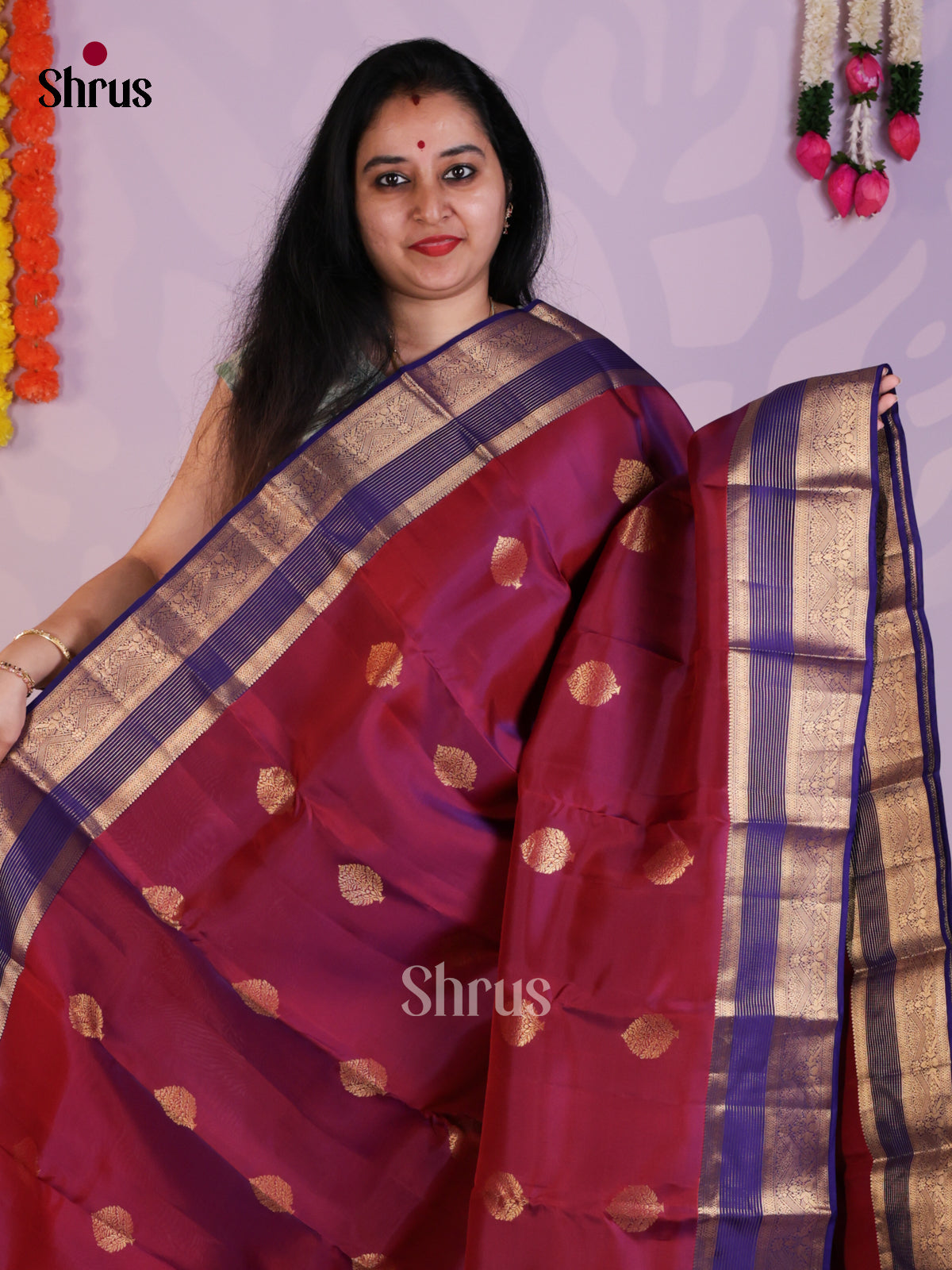 EAS03051 - Kanchipuram Butta design Saree
