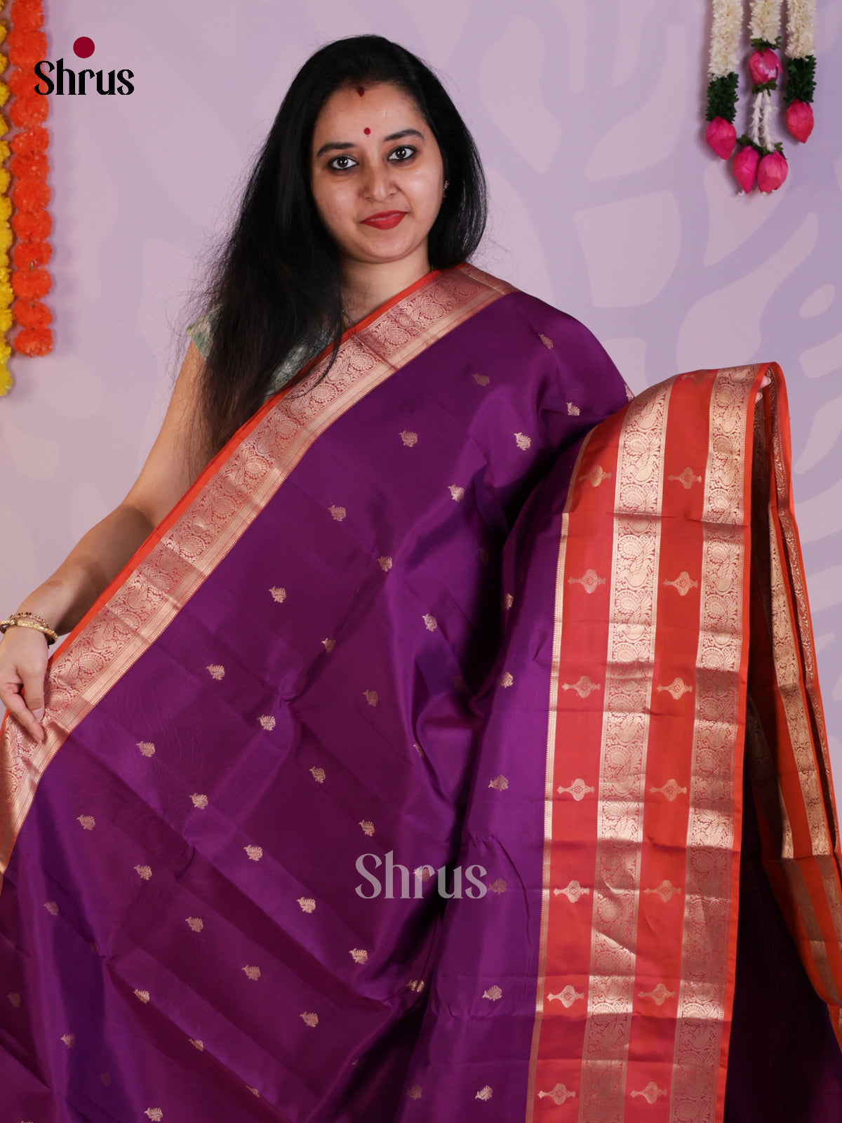 EAS03061 - Kanchipuram Korvai Butta Saree