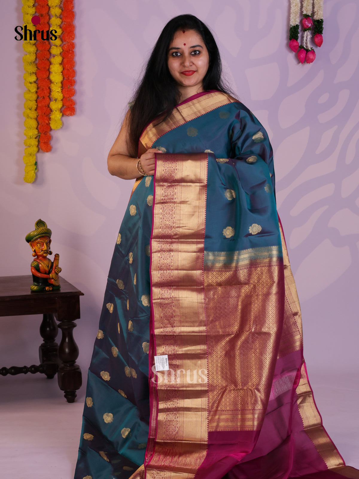 EAS03065 - Kanchipuram Korvai Butta Saree