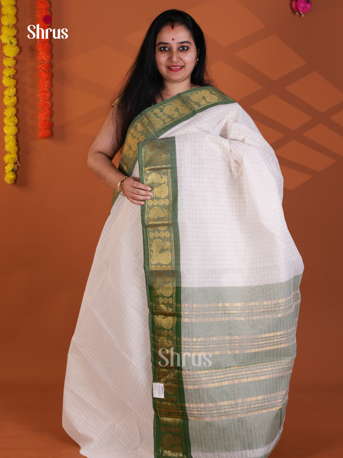 EAS06001 - Sungudi Cotton Saree