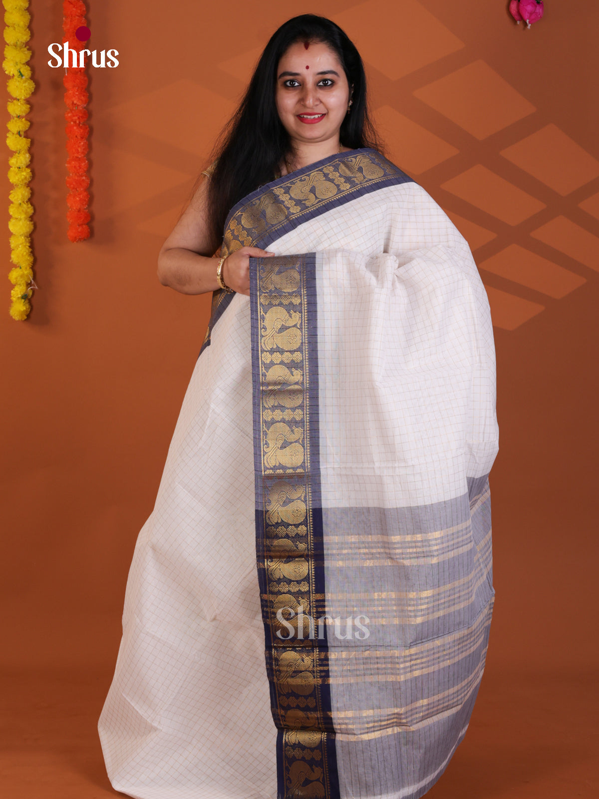 EAS06002 - Sungudi Cotton Saree