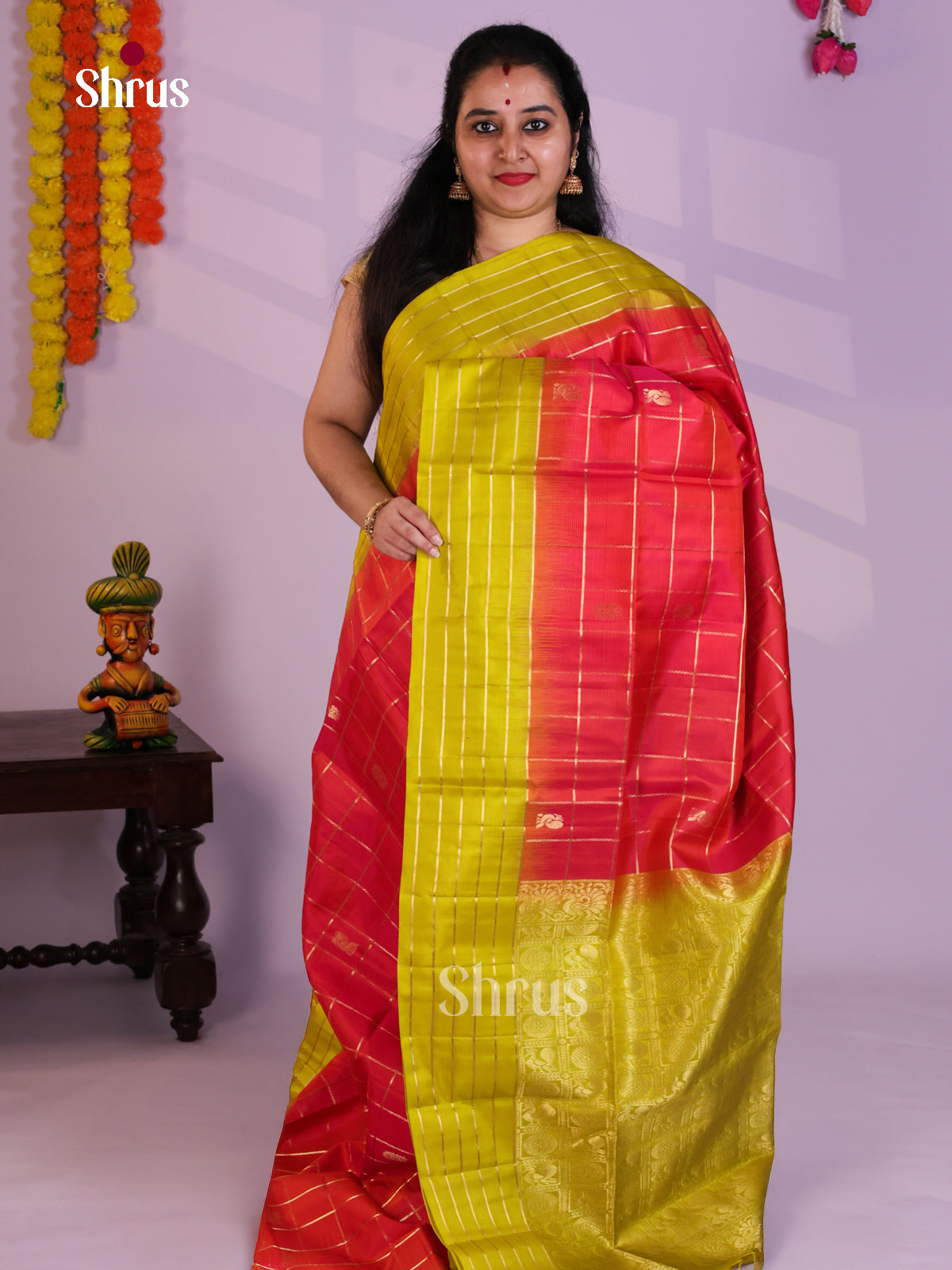 EAS08021 - Soft Silk Saree - Shop on Shrus.com