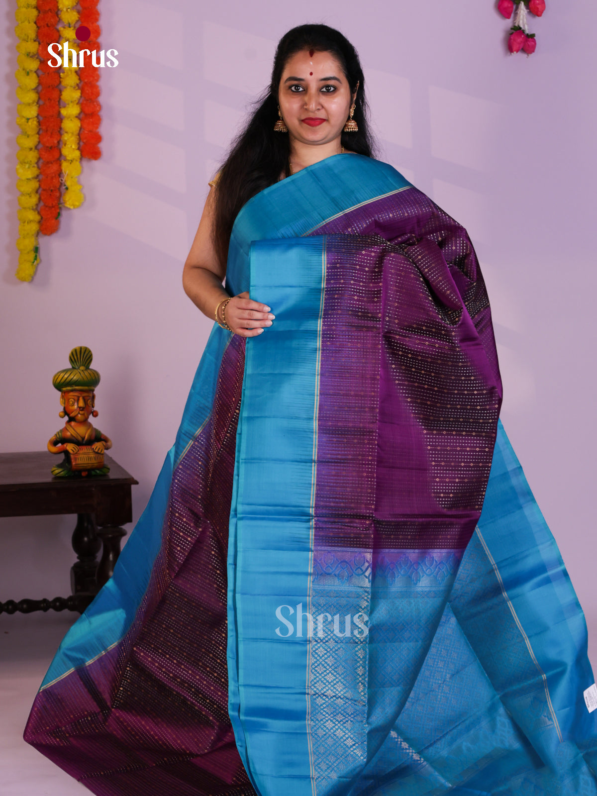 EAS08025 - Soft Silk Saree - Shop on Shrus.com