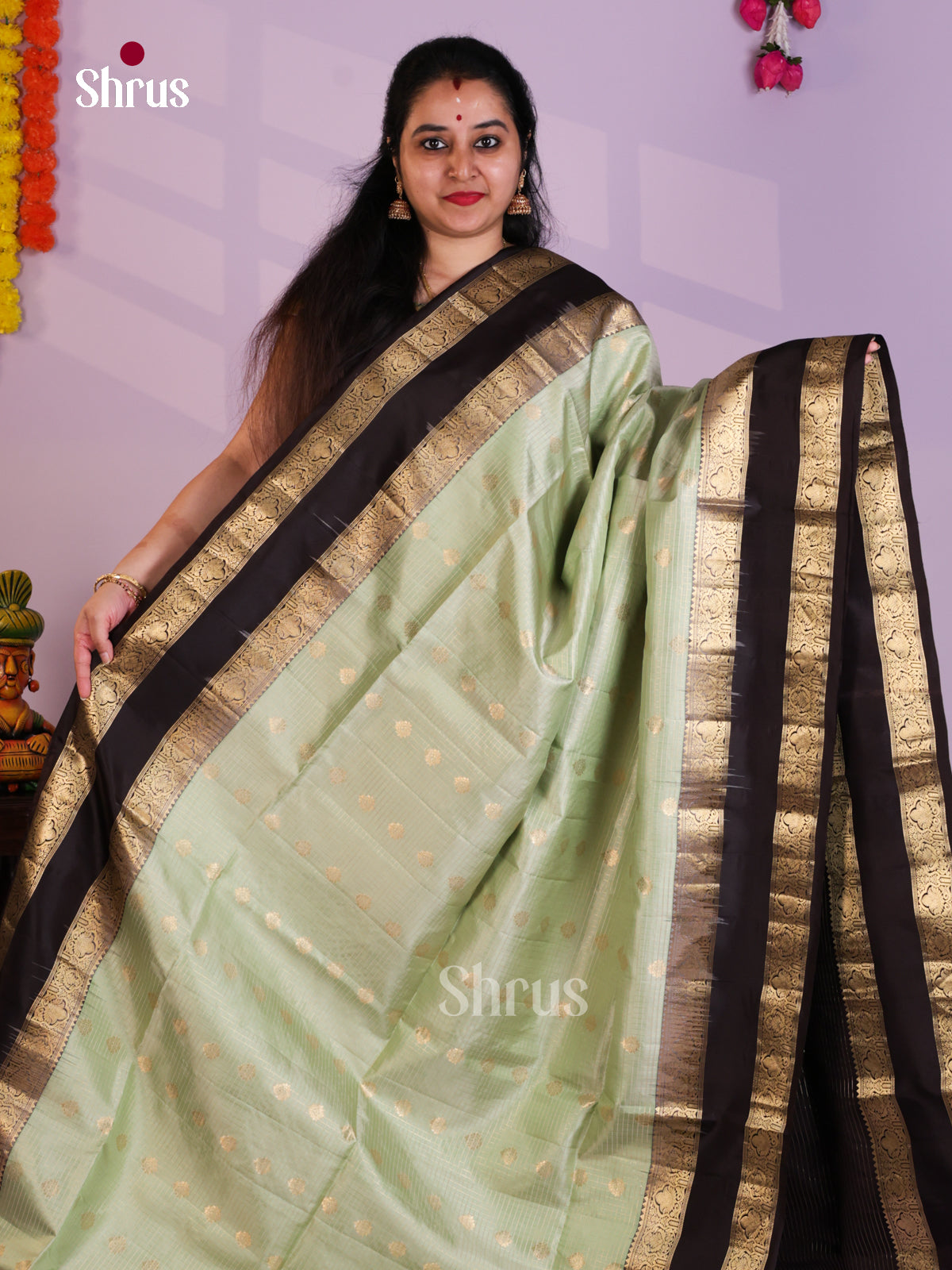 EAS08039 - Soft Silk Saree - Shop on Shrus.com